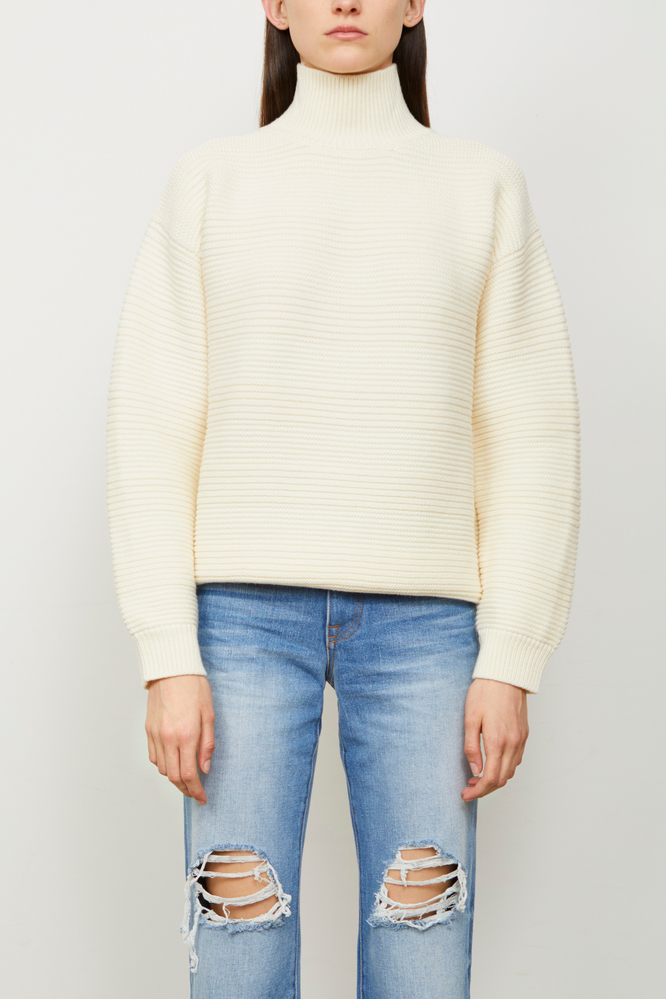 The Charlie Sweater in Ivory