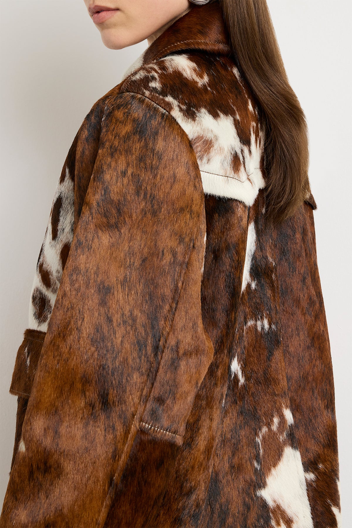 The Blaine Jacket in Natural Cowhide Leather