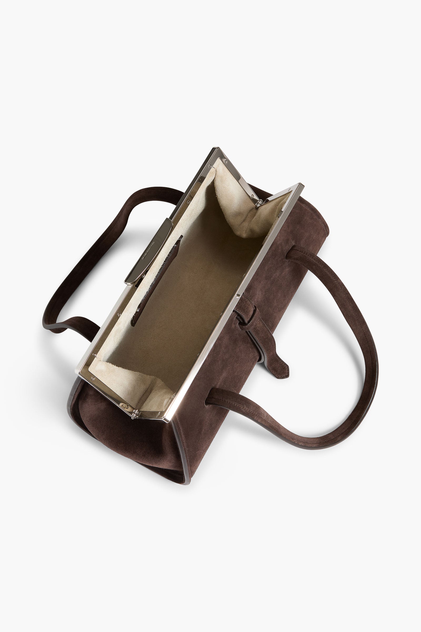 The Maxwell Bag in Malt Brown Suede