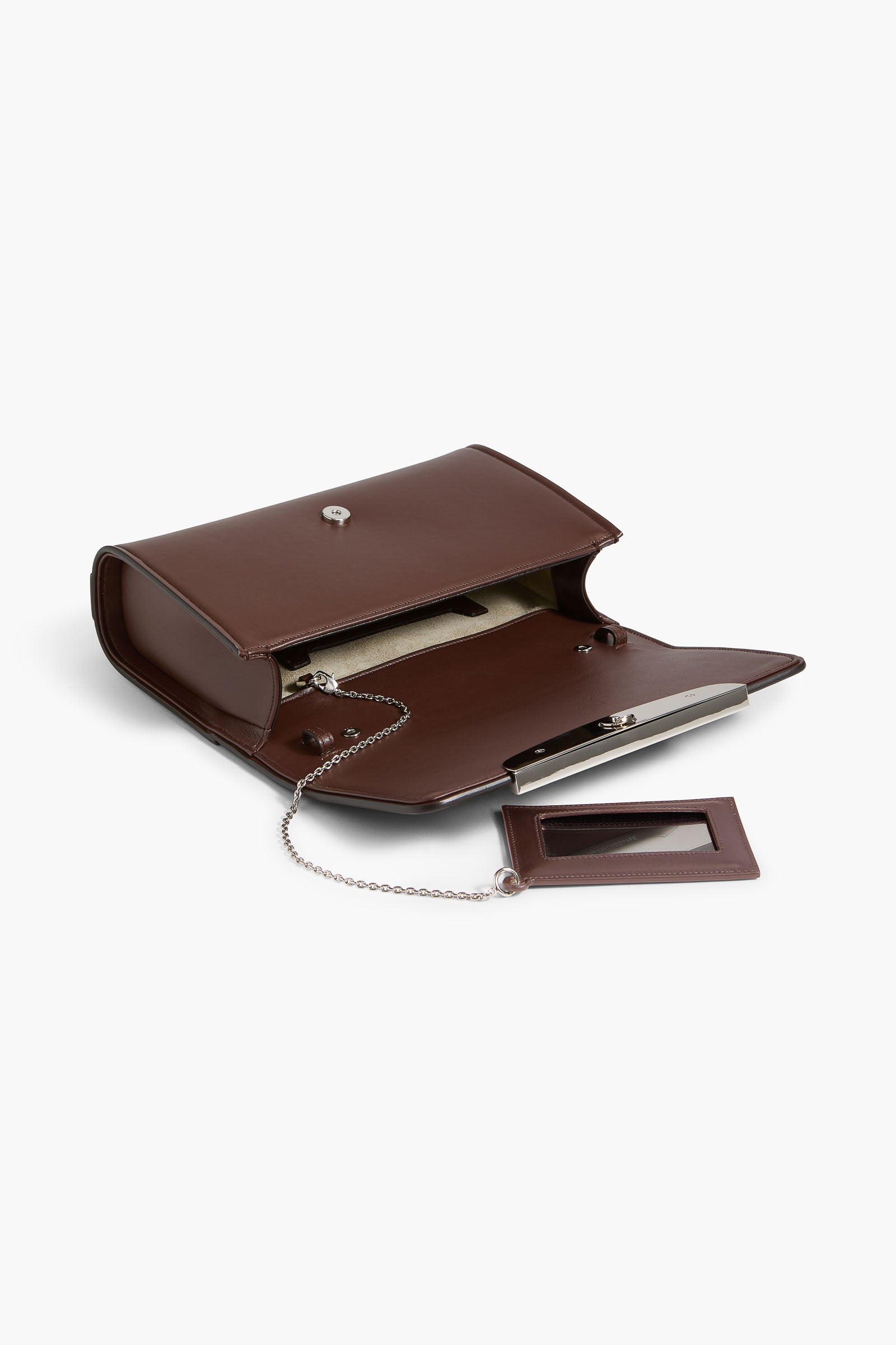 The Louise Pochette Bag in Espresso Leather