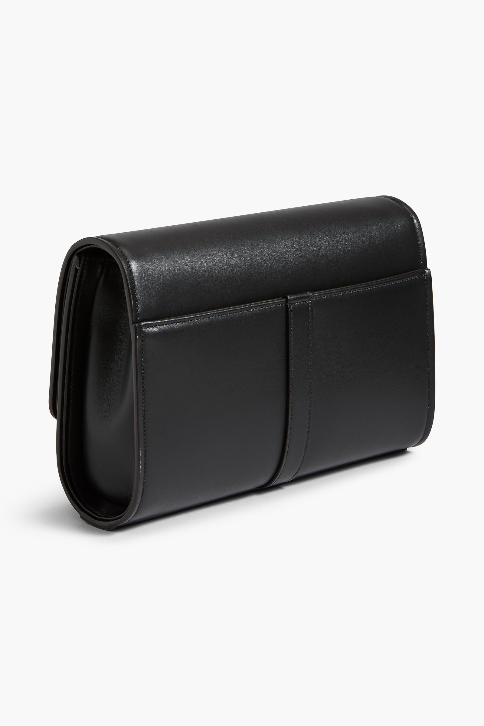 The Louise Pochette Bag in Black Leather