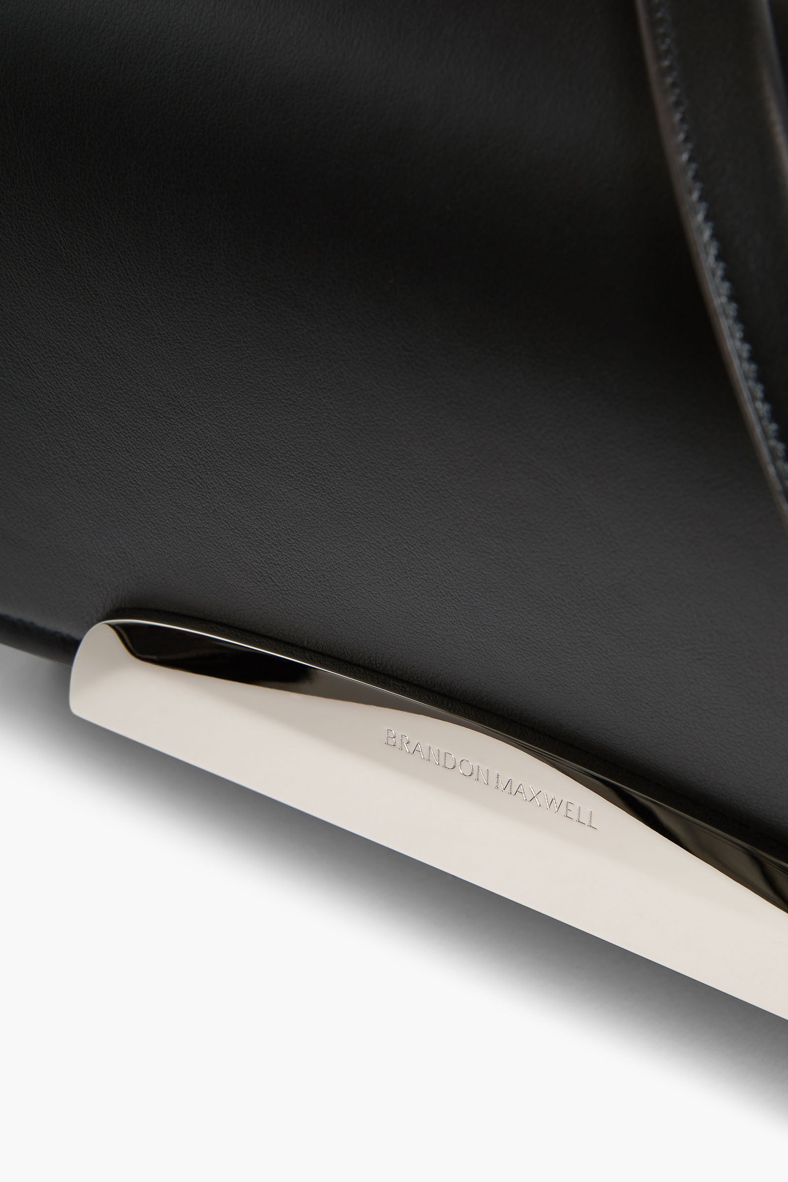 The Louise Pochette Bag in Black Leather