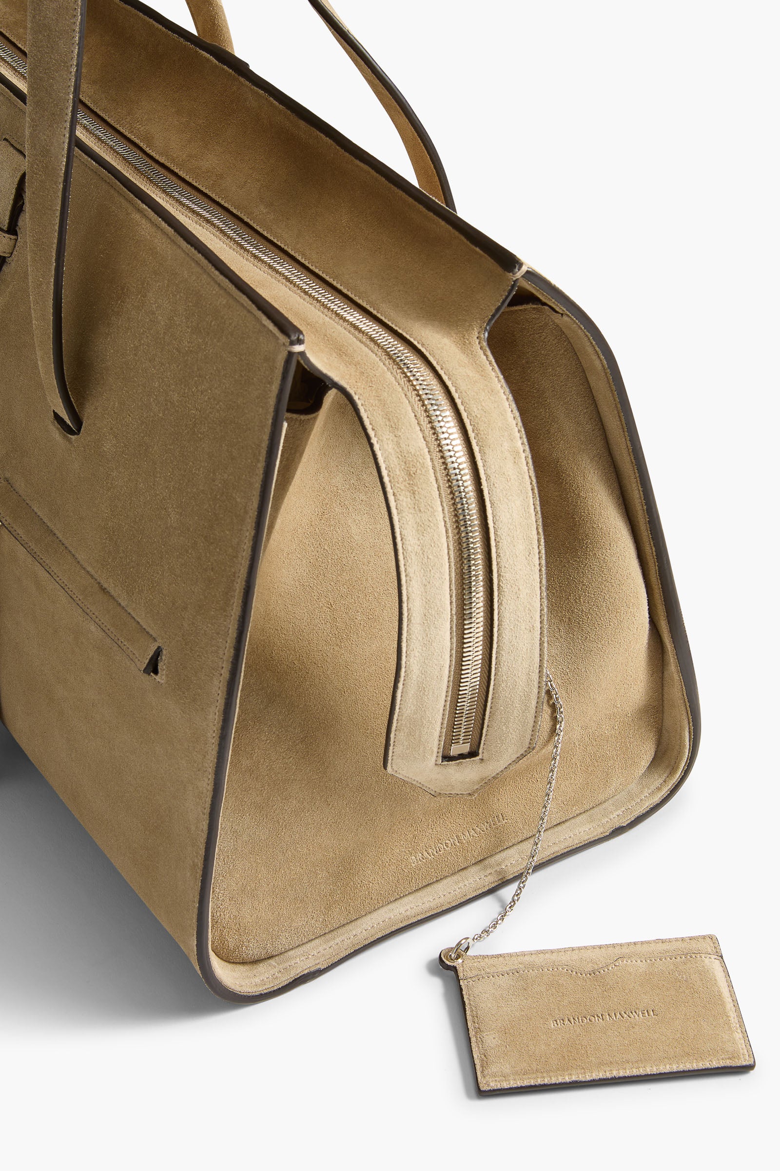 The Vance Weekender Bag in Sand Suede