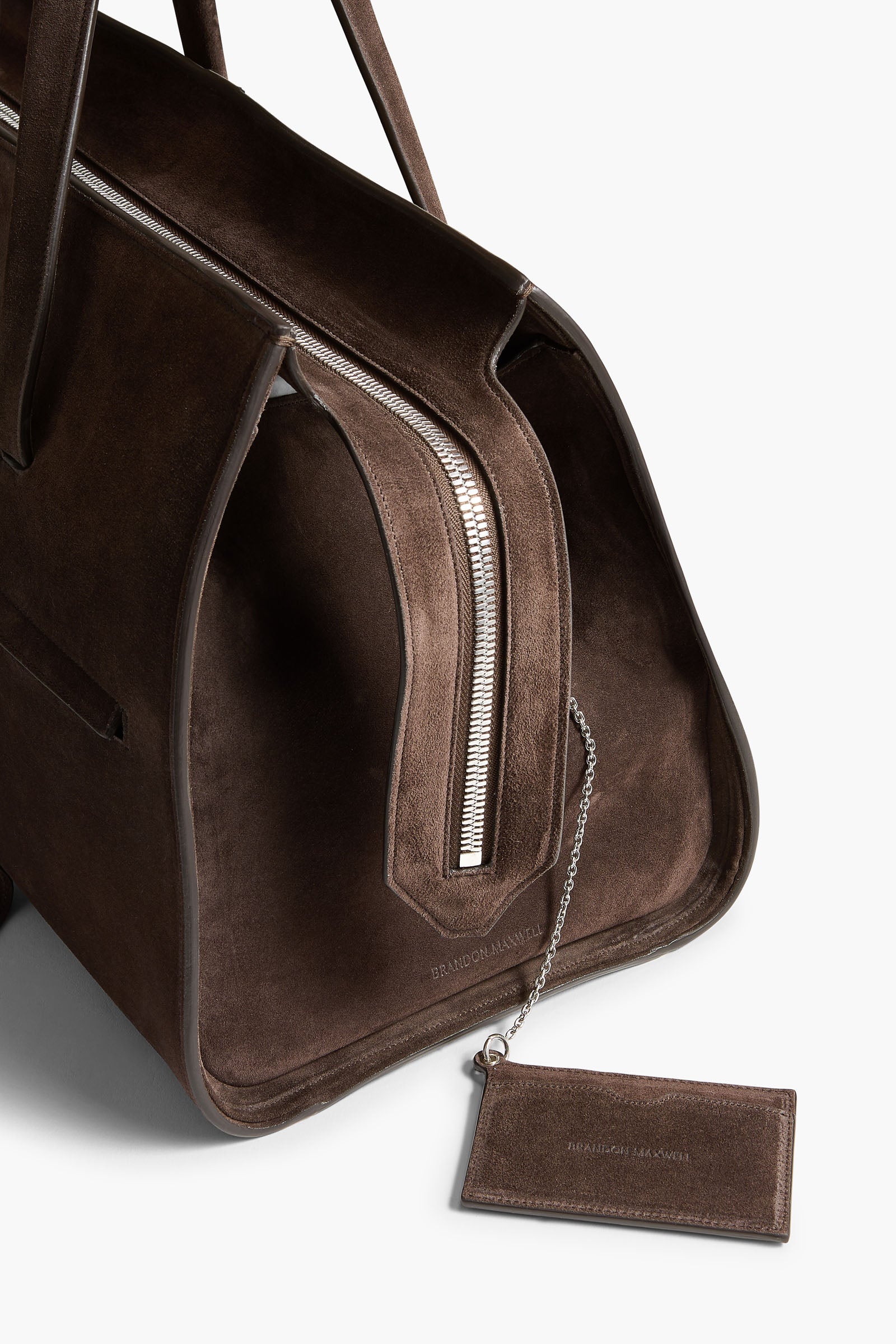 The Vance Weekender Bag in Malt Brown Suede