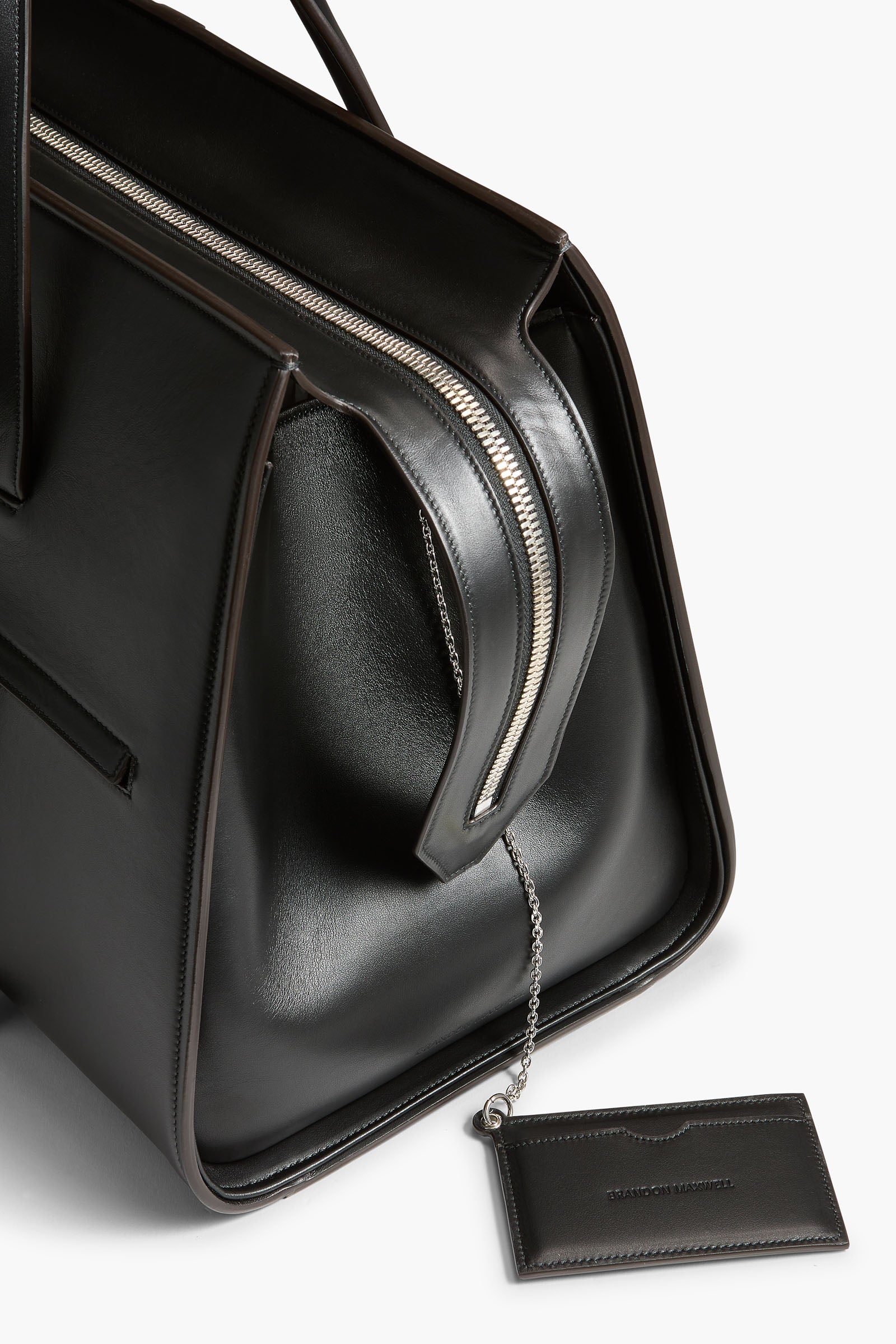 The Vance Weekender Bag in Black Leather