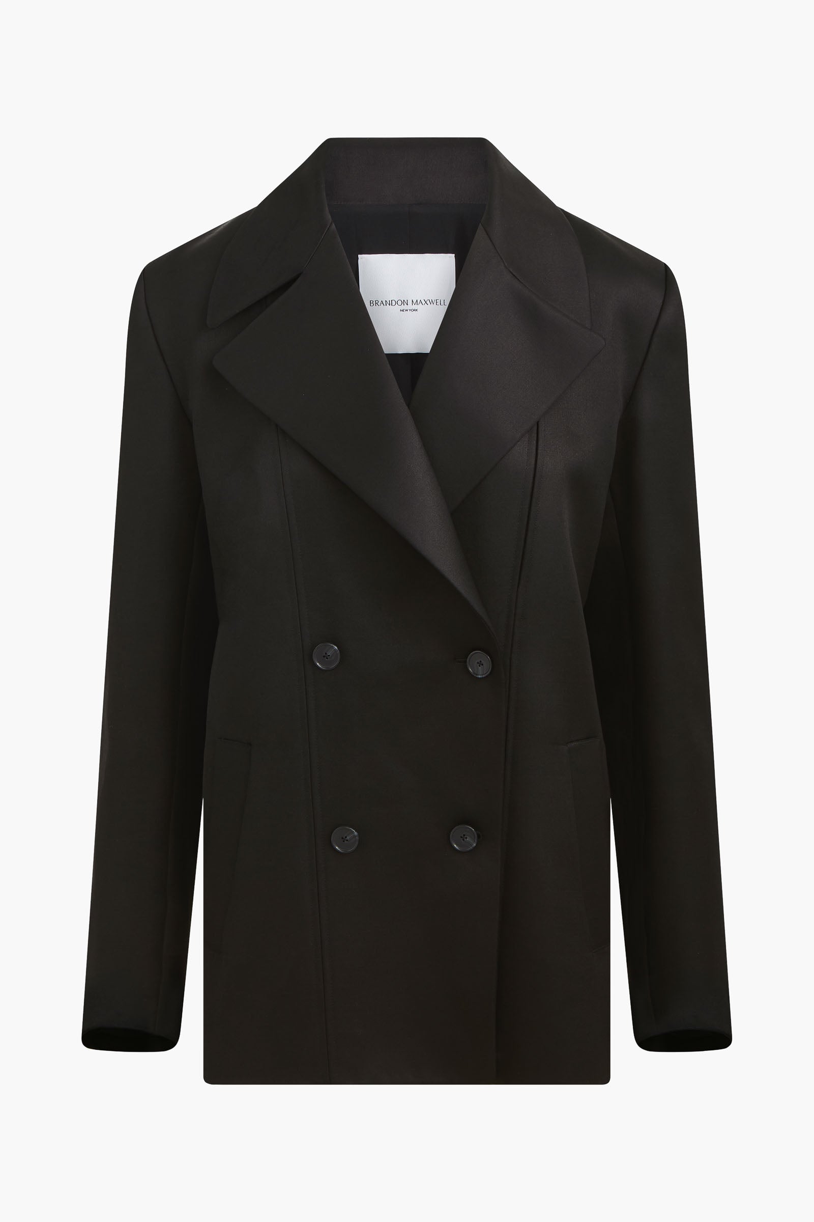 The Elliot Double Breasted Evening Jacket in Black