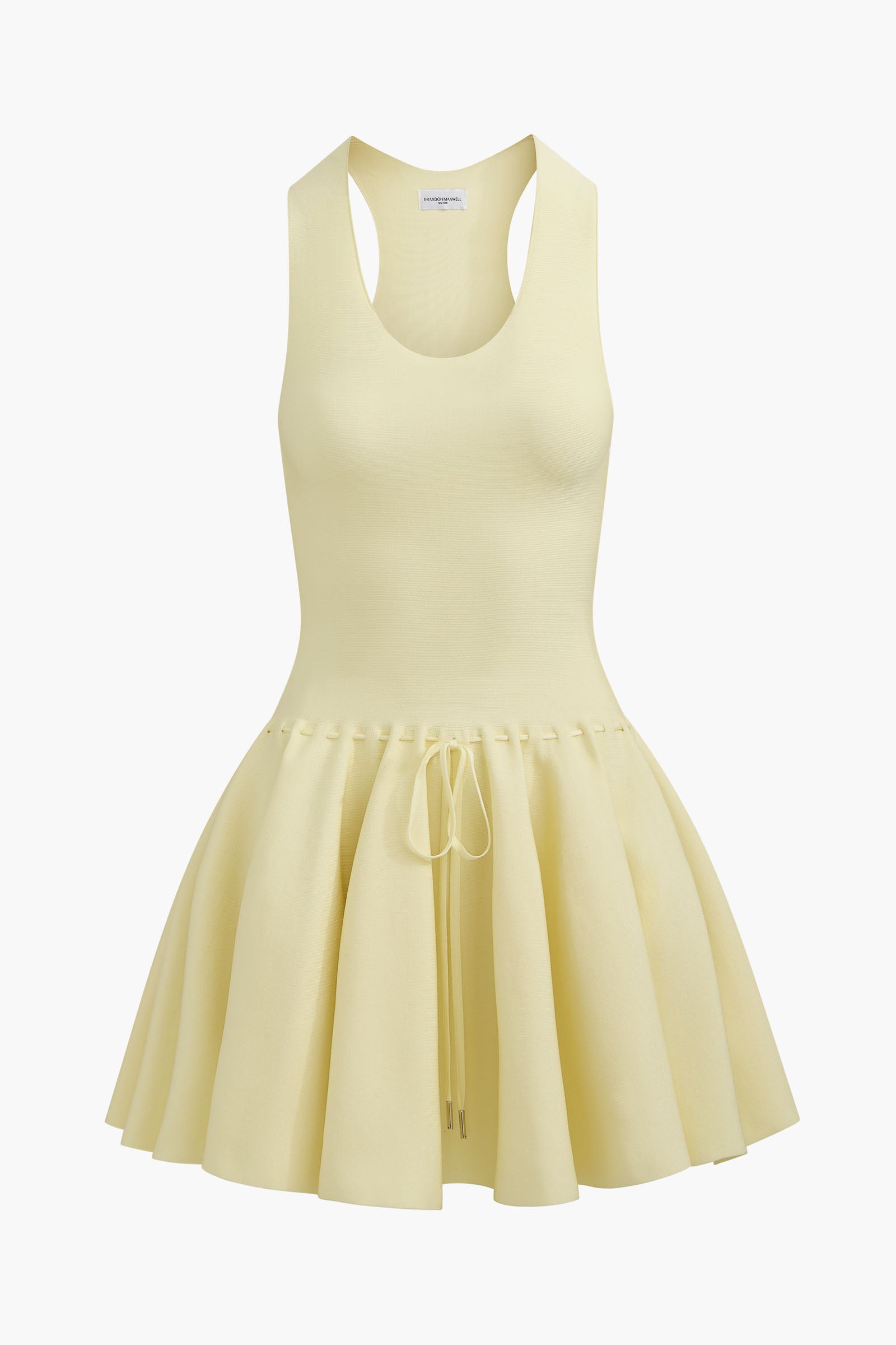 The Cleo Mini Dress in Lemon Ice