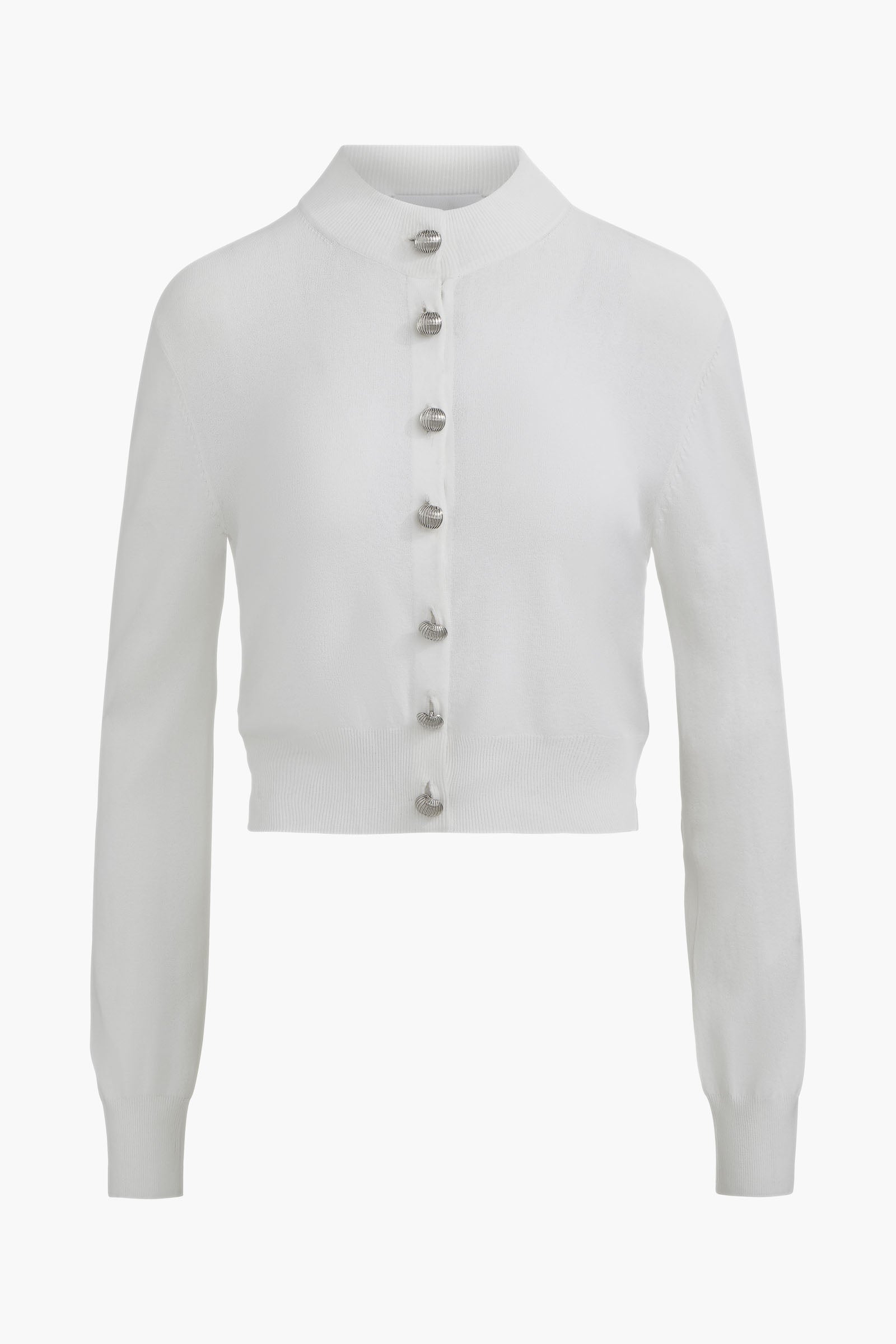 The Aubrey Cardigan in Optic White