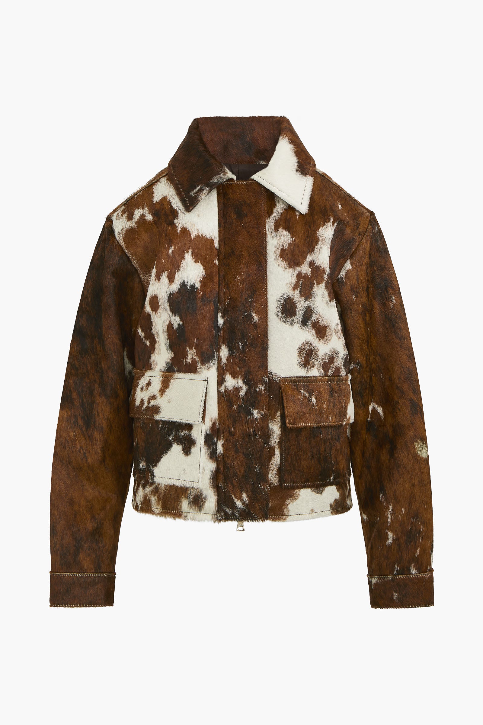 The Blaine Jacket in Natural Cowhide Leather