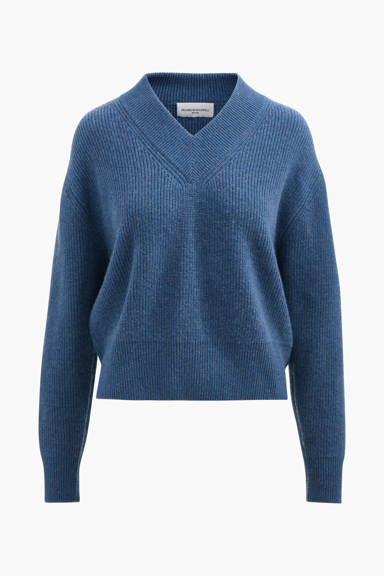 Maris Cashmere Sweater in Blue Cashmere