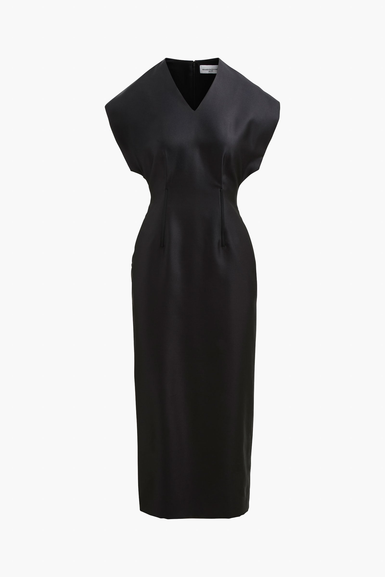 brandon maxwell midi dress Evie Sleeveless Midi Dress | BRANDON MAXWELL