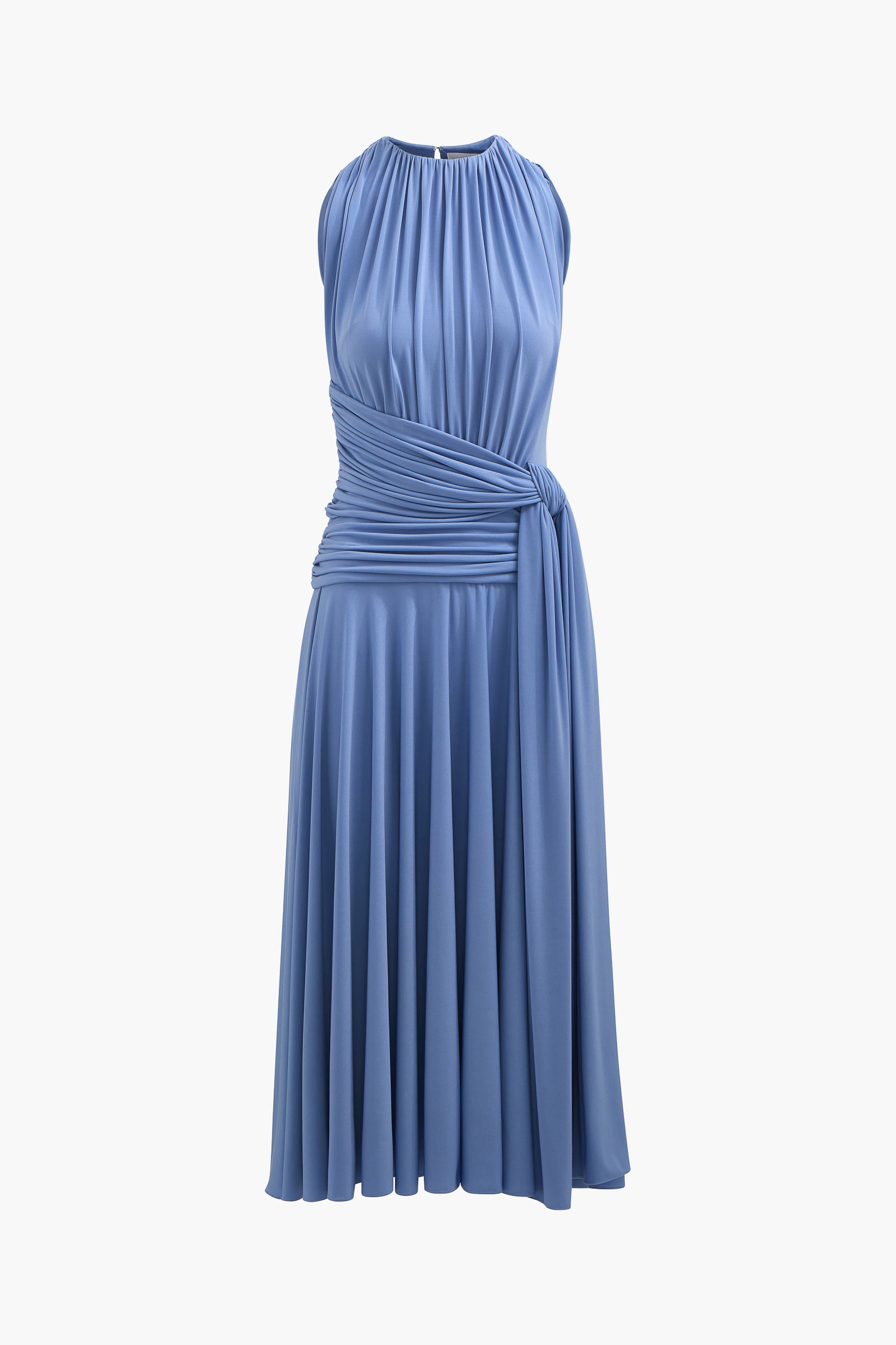 Brandon Maxwell Isadora Dress in Celeste Blue 6 / Celeste Blue