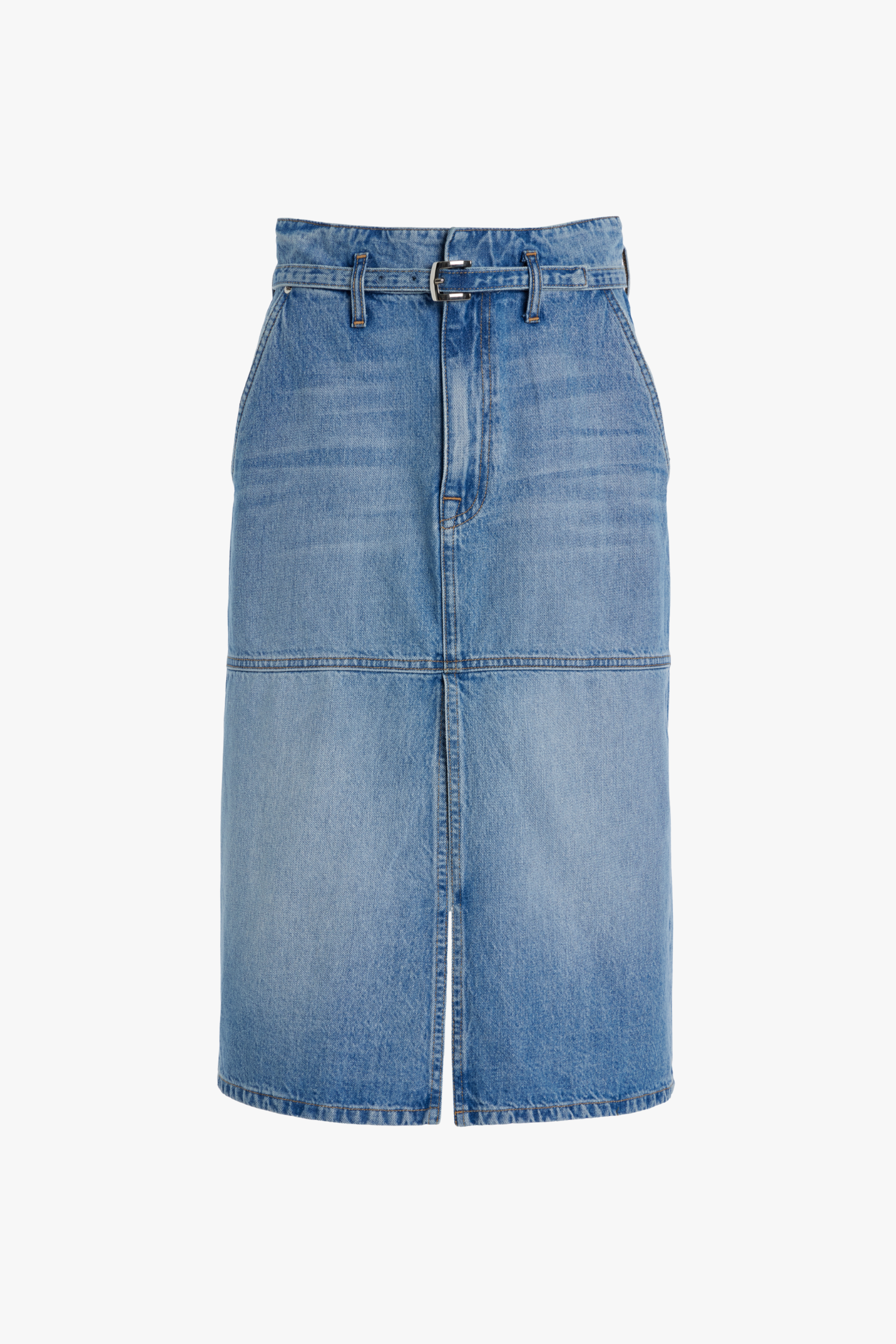 The Cecilia Midi Skirt in Vintage Wash