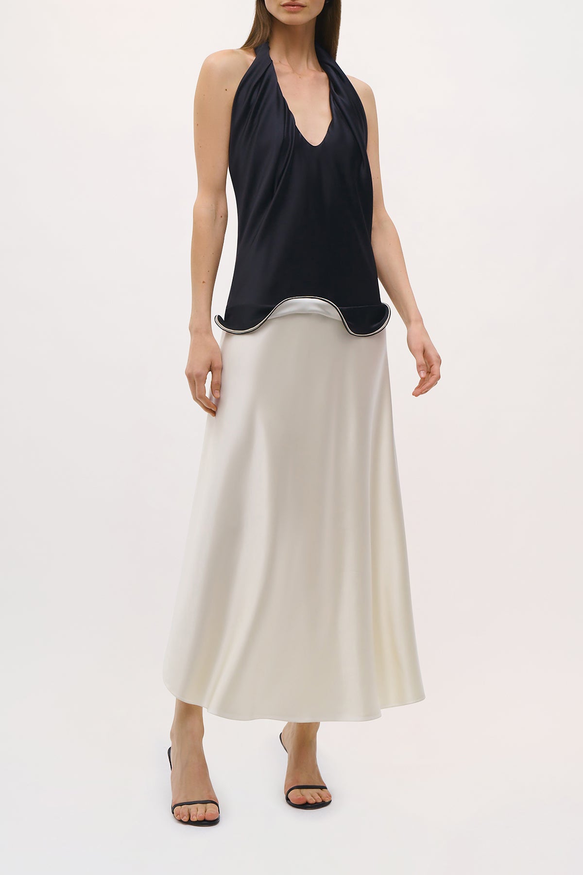 Front view of the Romy Dress in Chantilly.