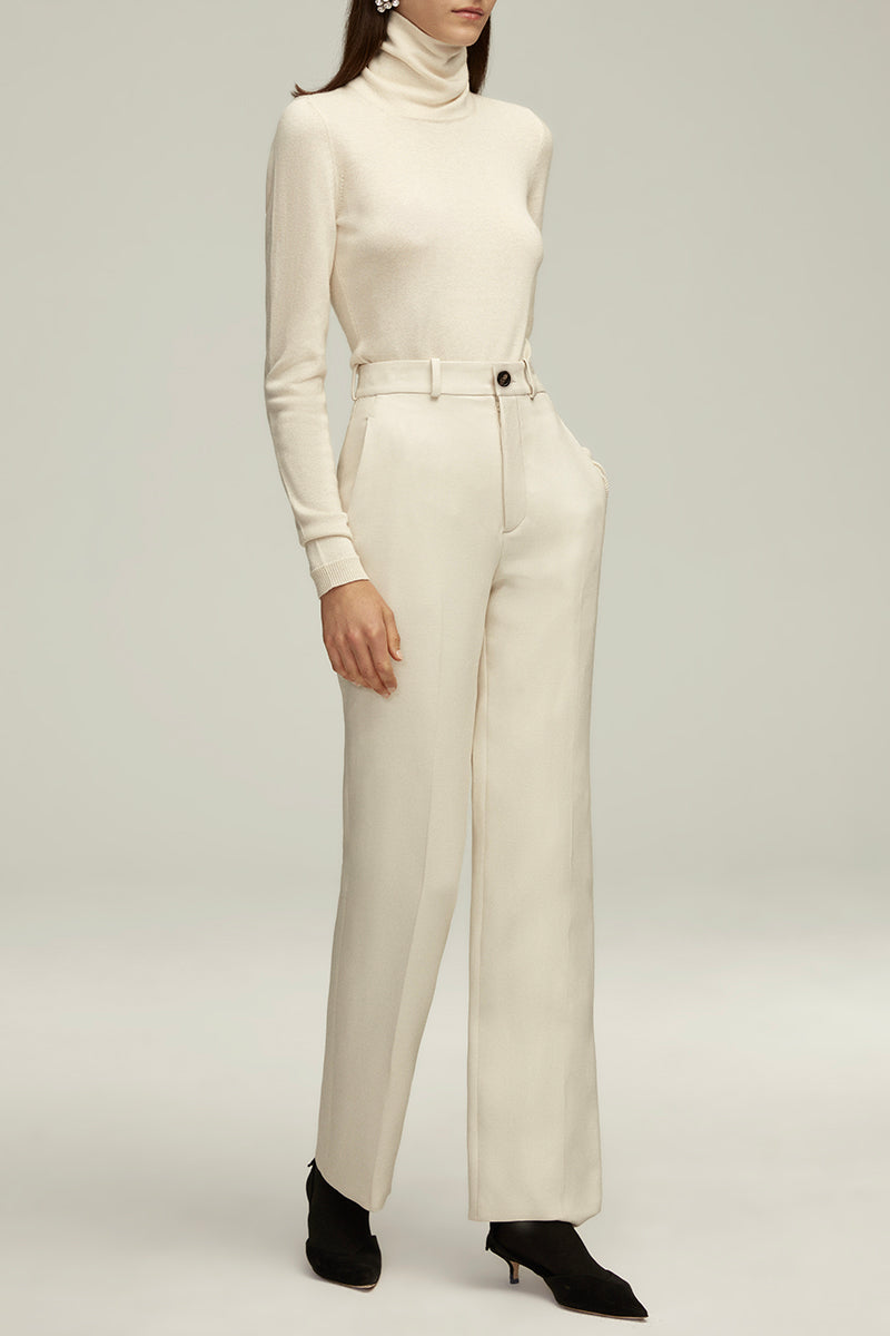 Ivory turtleneck on sale