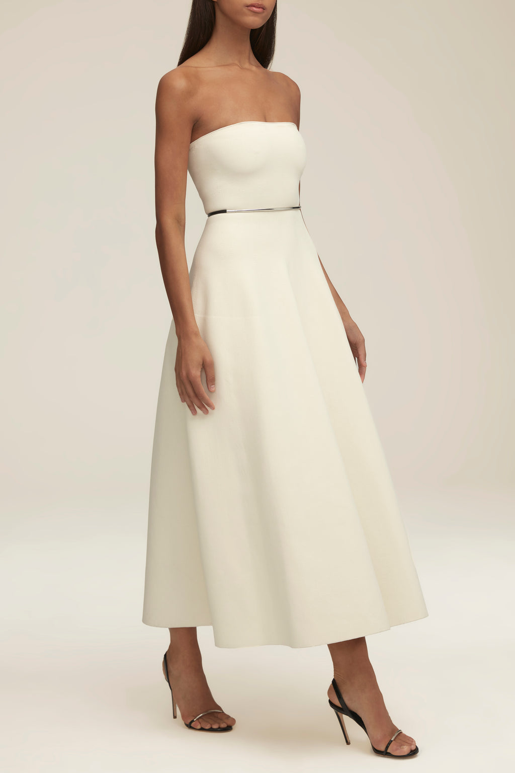 The Berry Dress in Ivory – BRANDON MAXWELL