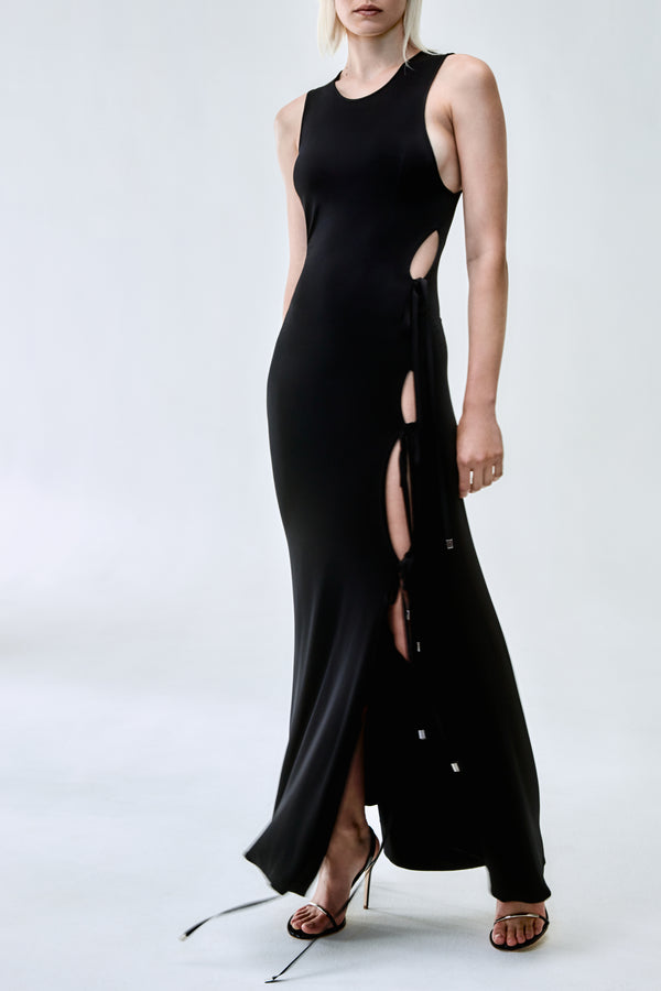 The Harlowe Dress in Black