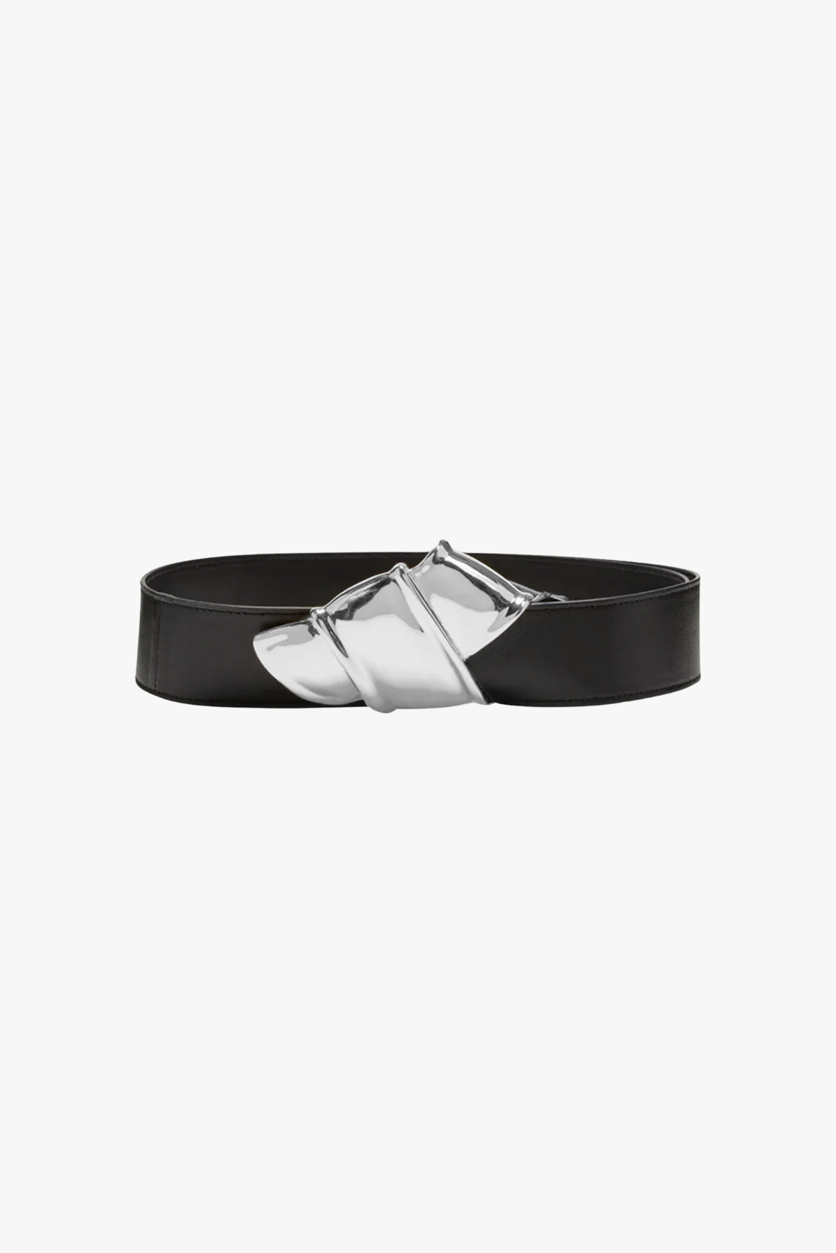 The Courtney Belt in Black and Silver