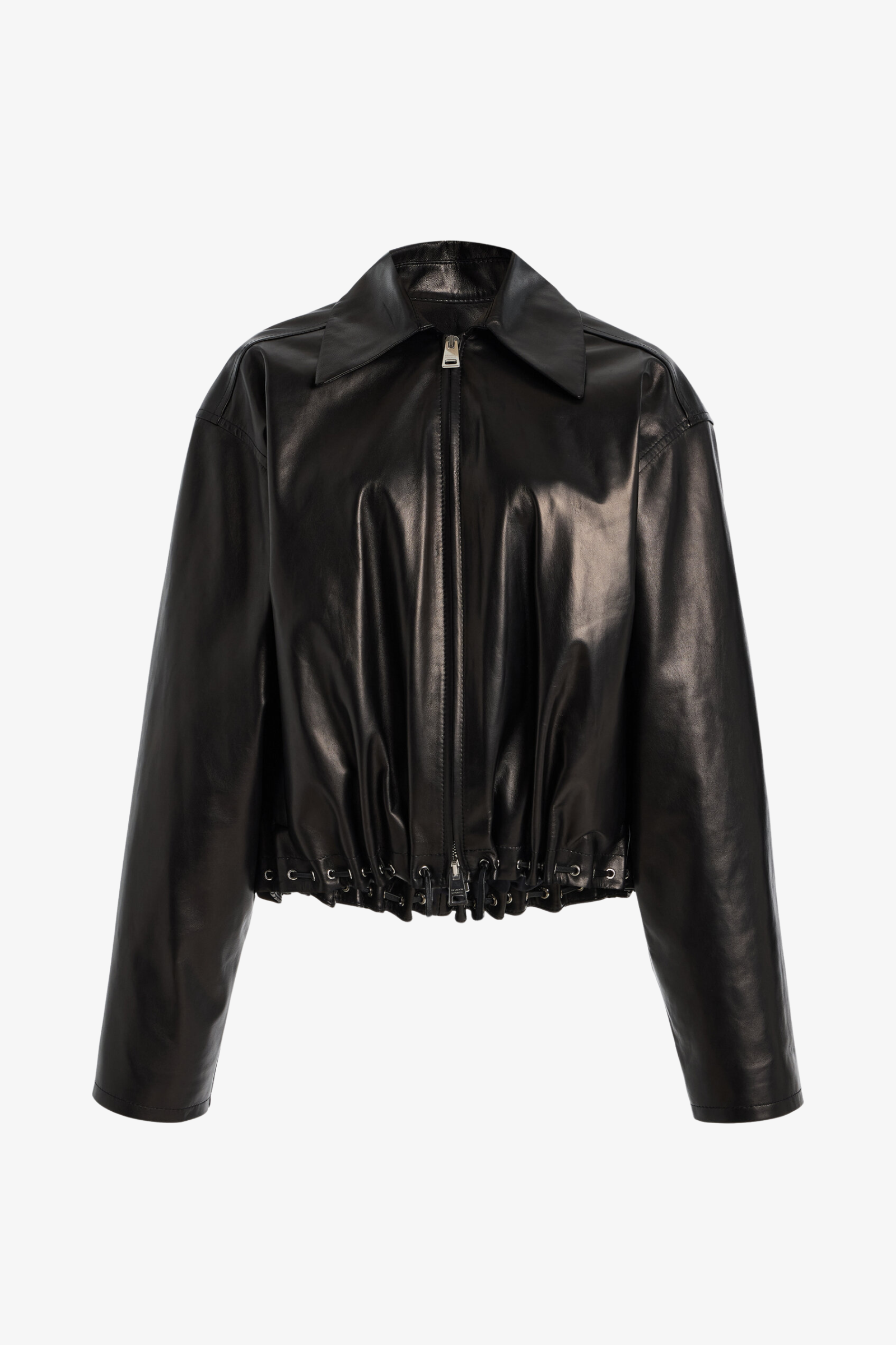 The Leland Leather Jacket in Black