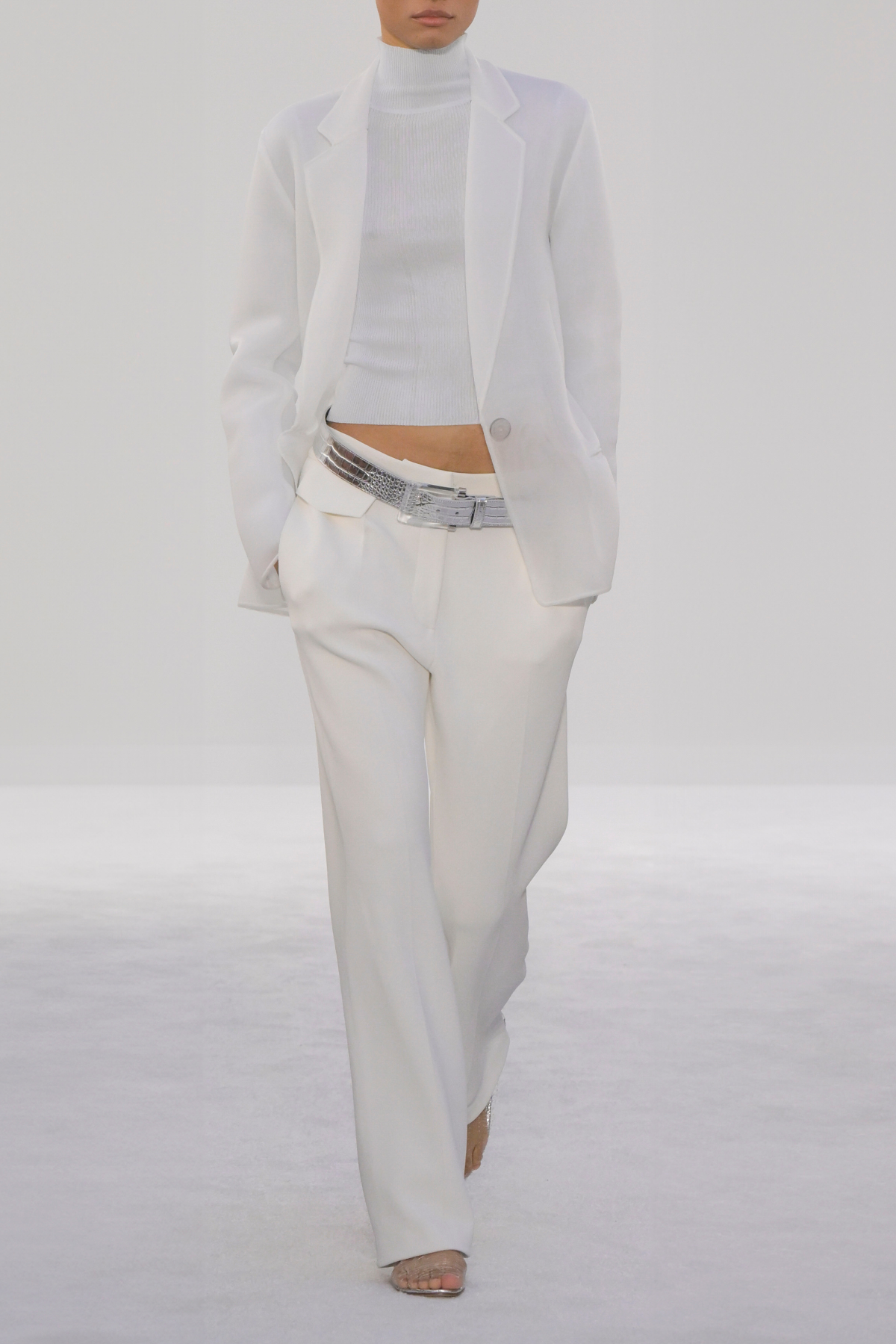 The Pearl Neoprene Jacket in White