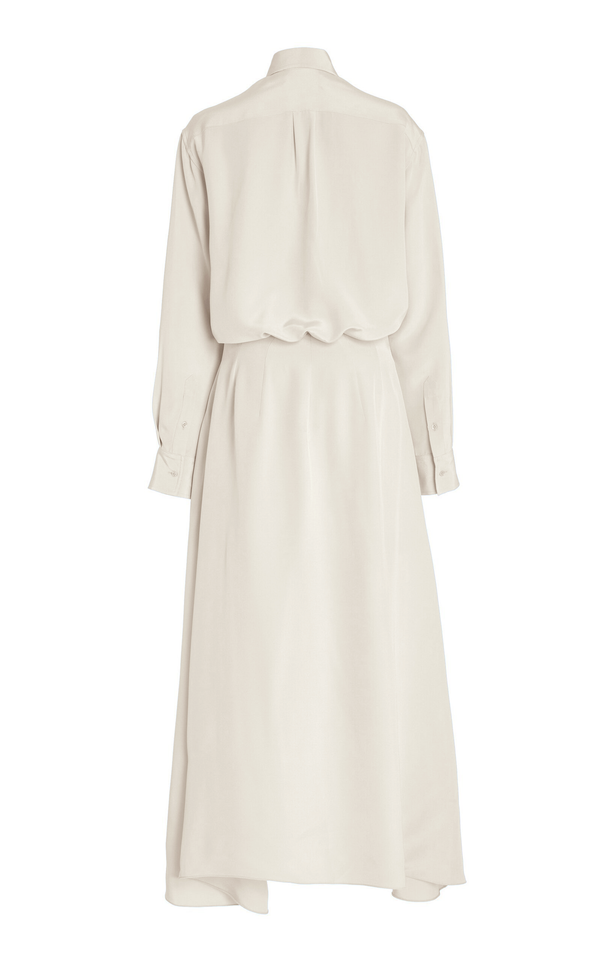 The Charlotte Shirt Dress in Ivory