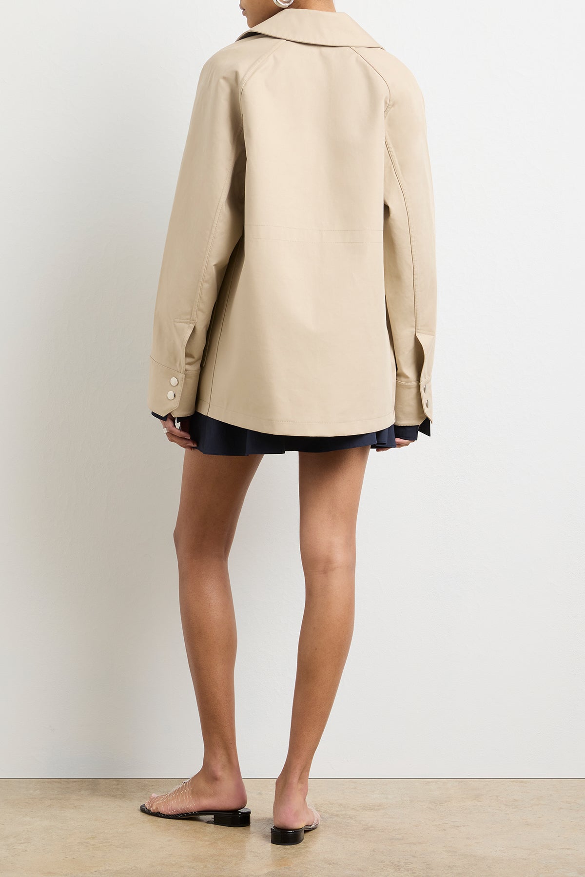 The Celine Jacket in Light Khaki