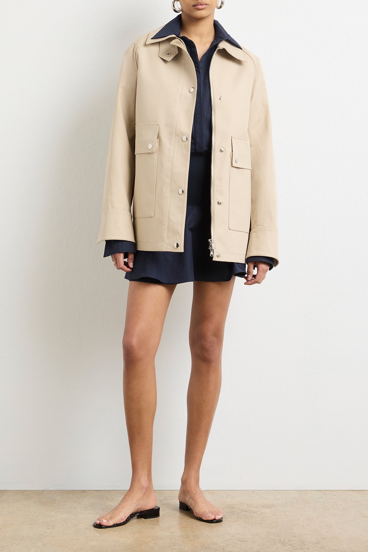 The Celine Jacket in Light Khaki