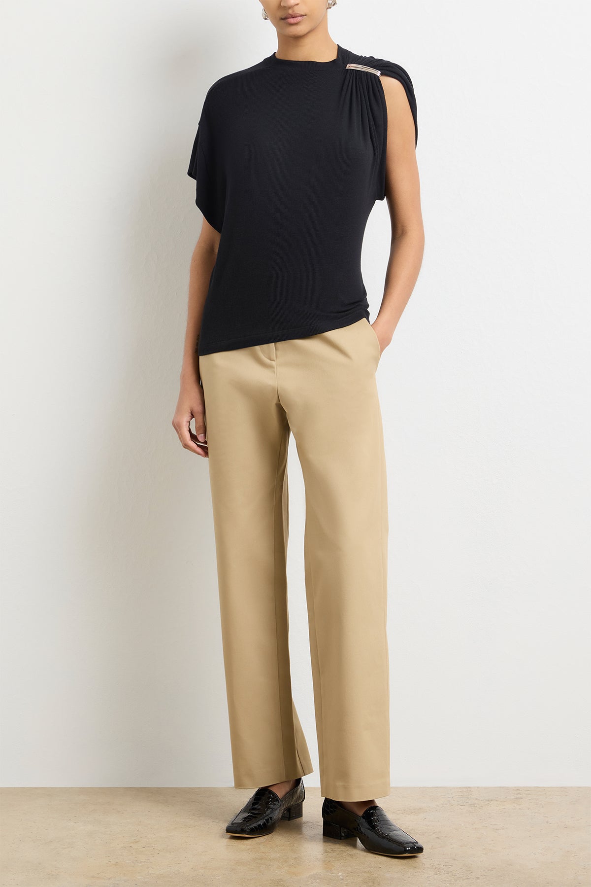 The Faye Asymmetric Top in Black and Silver