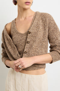 The Sloane Cardigan in Oatmeal