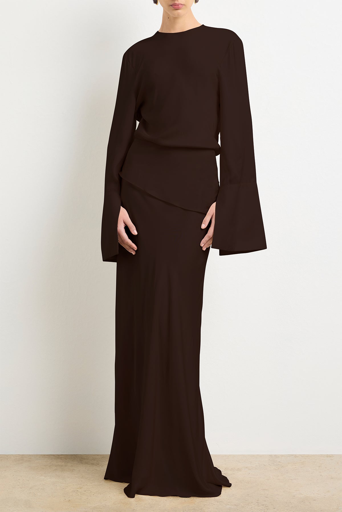 The Violet Gown in Espresso