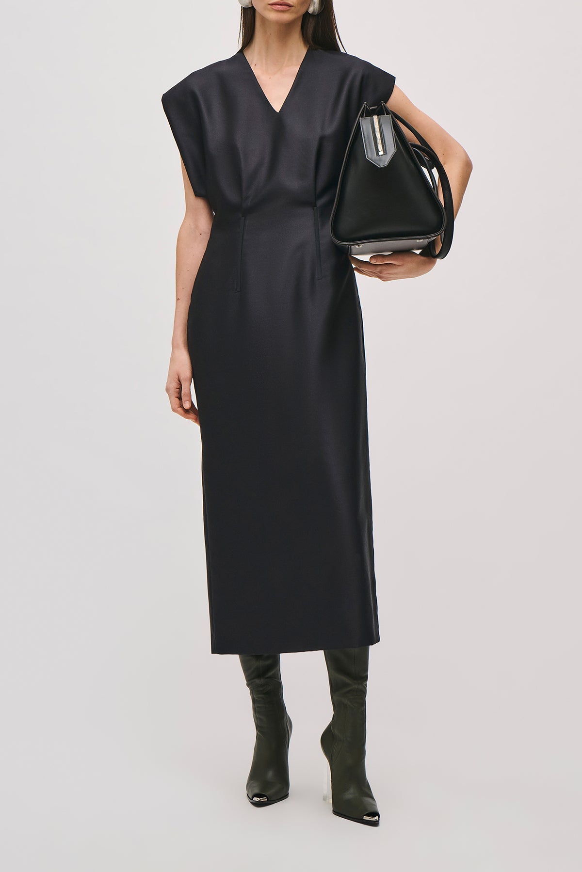 keaton silk dress Retrofete/ Keaton Silk Dress-Nude/XS by Retrofete