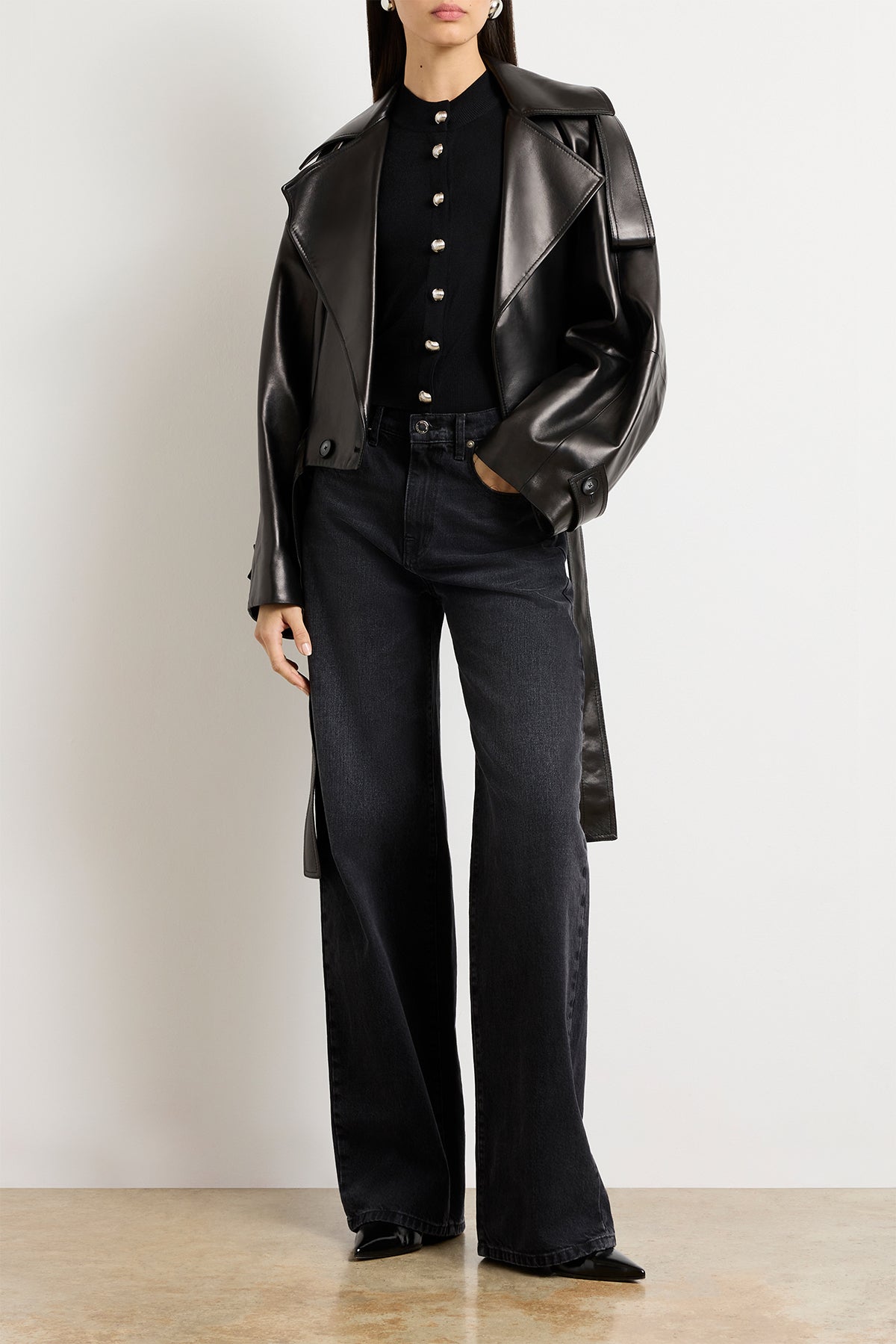 The Aubrey Cardigan in Black