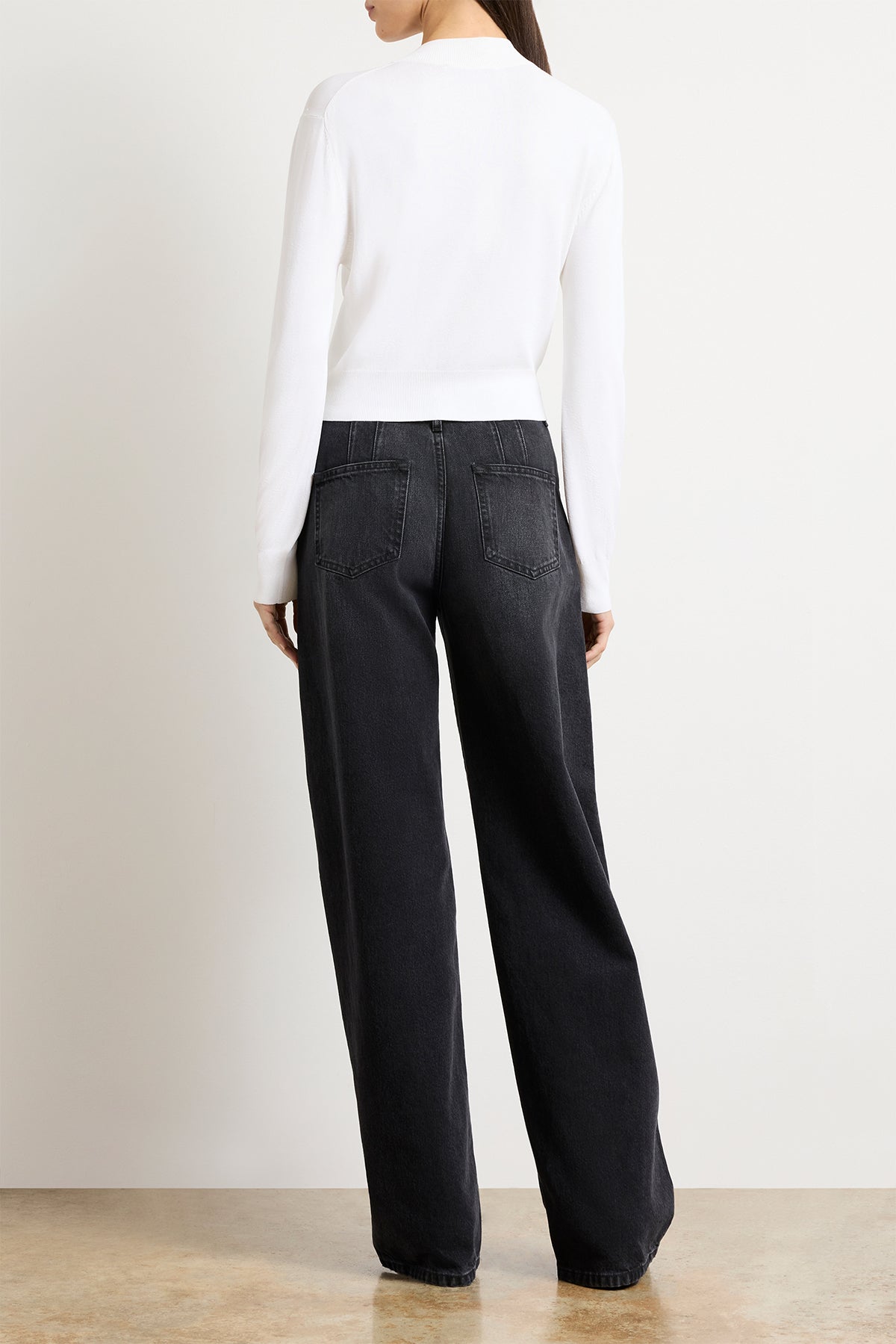 The Aubrey Cardigan in Optic White