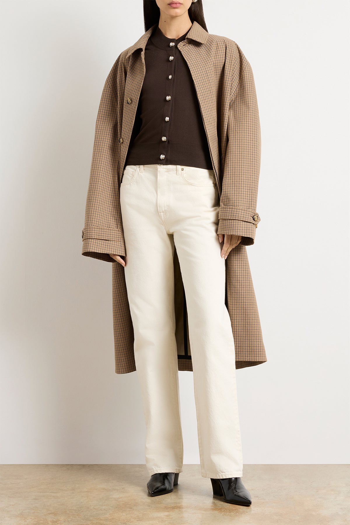 The Aubrey Cardigan in Truffle