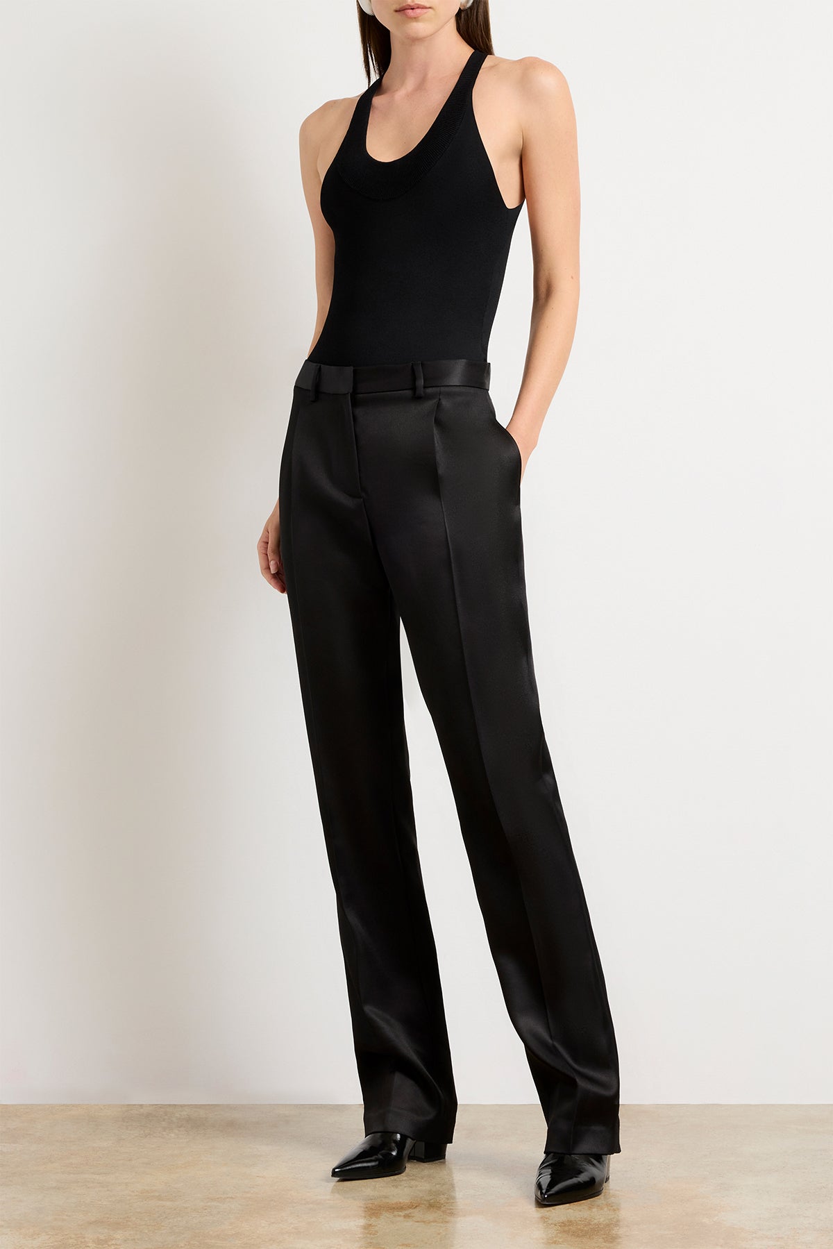 The Irving Relaxed Trouser in Black