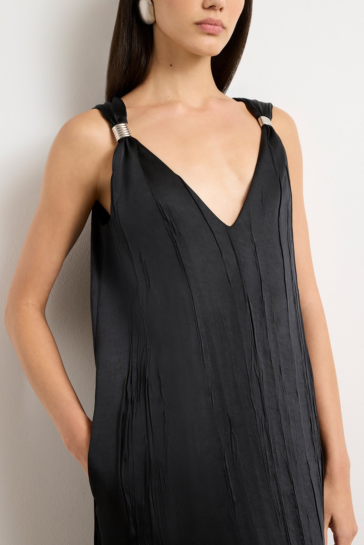 The Keke Midi Dress in Black