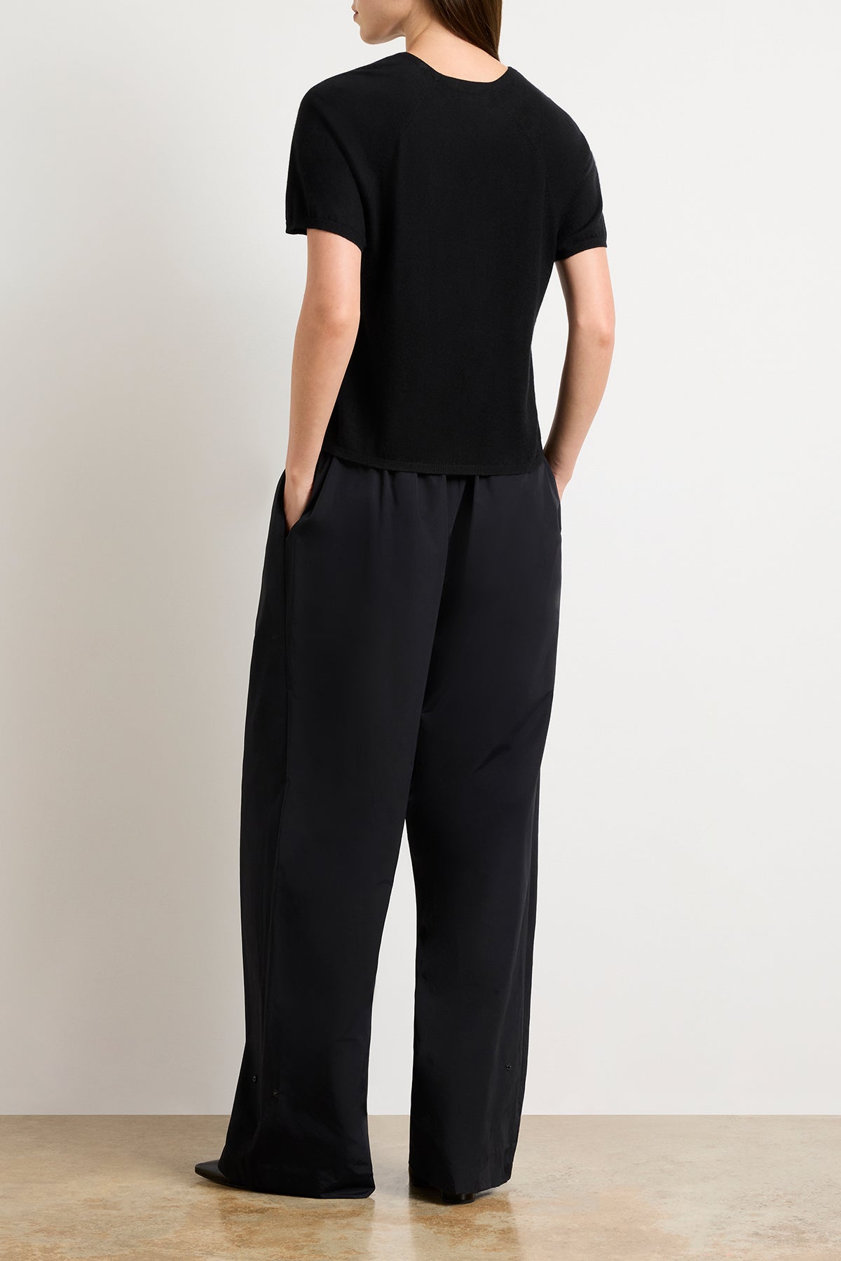 The Lee Classic Cashmere Tee in Black