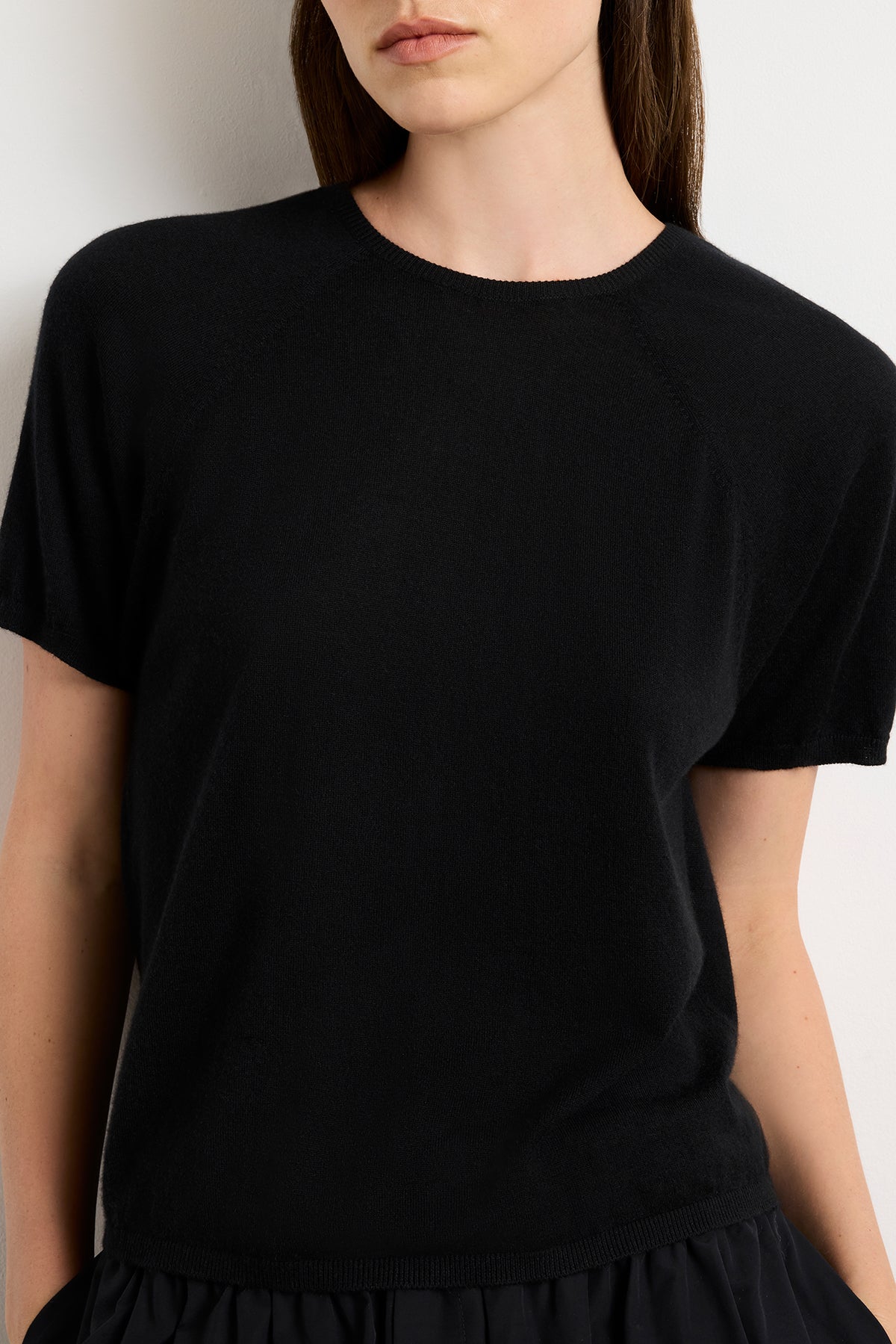 The Lee Classic Cashmere Tee in Black