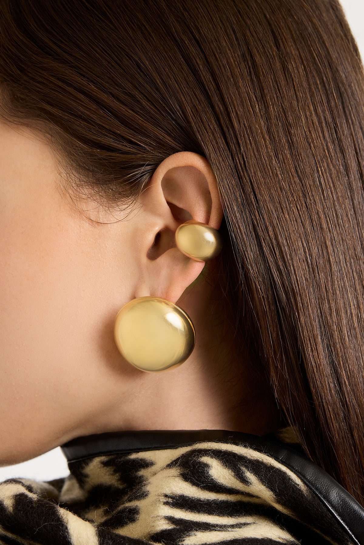 The Nova Dot Cluster Earring Set in Gold