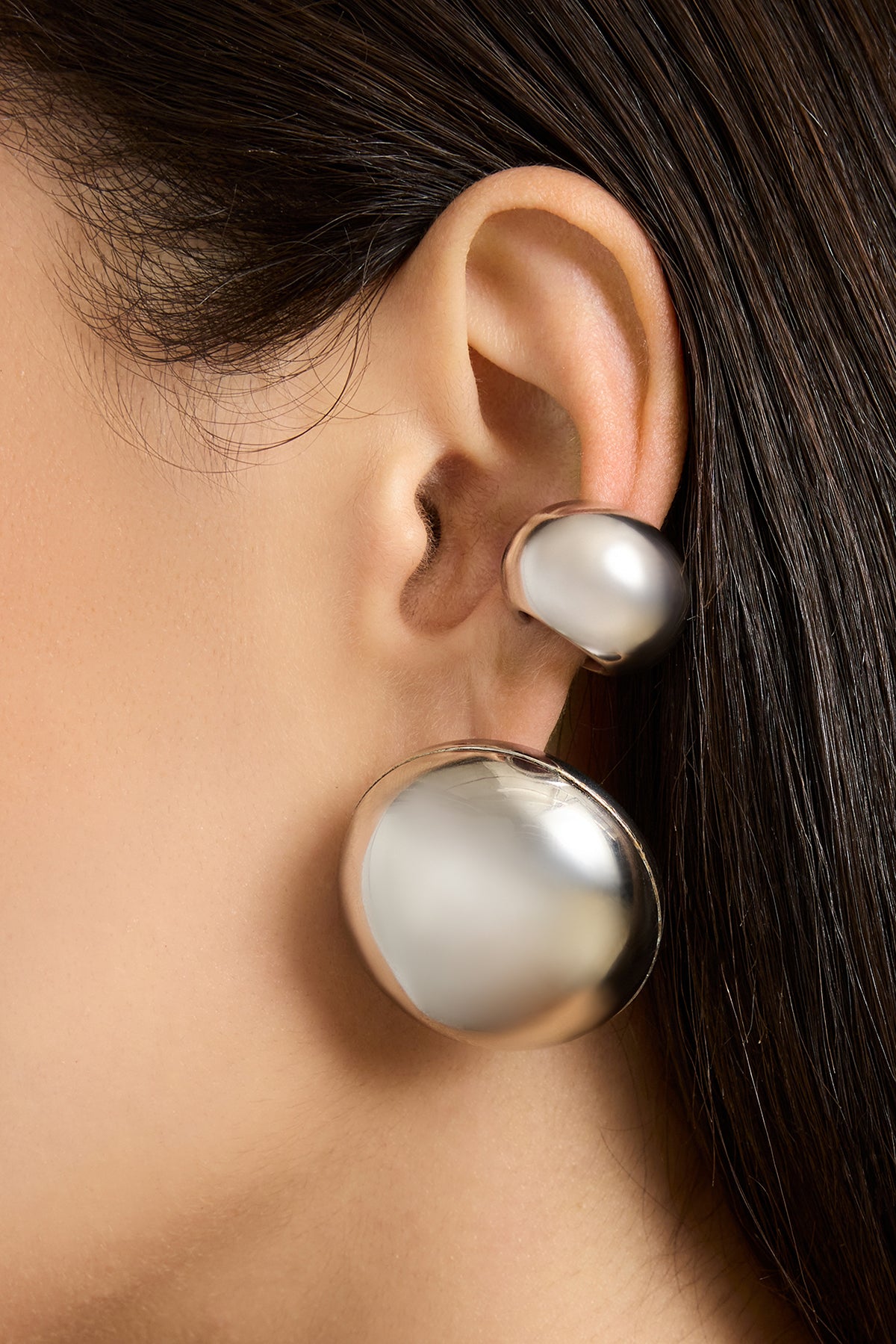 The Nova Dot Cluster Earring Set in Silver