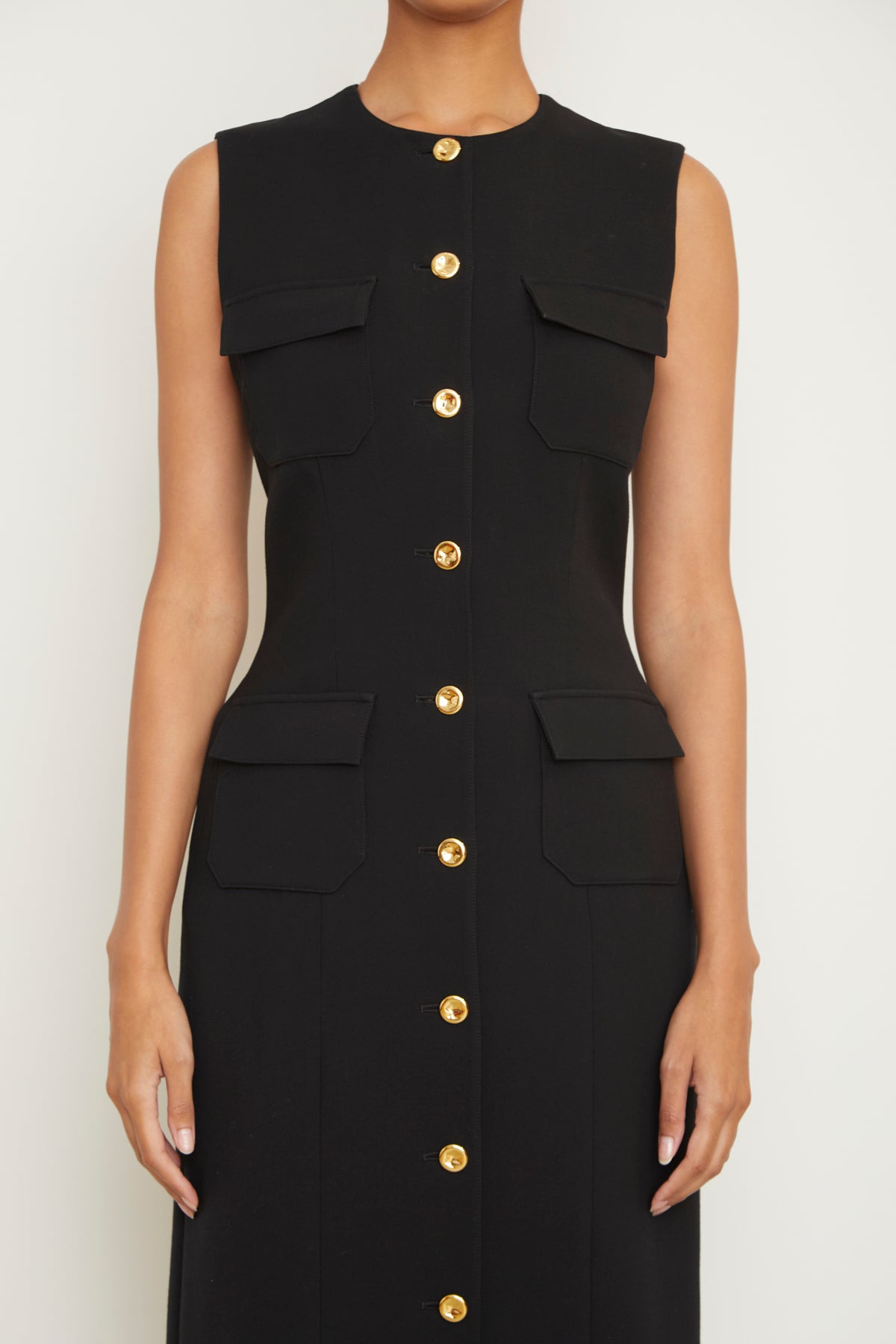 The Corinne Sheath Dress in Black