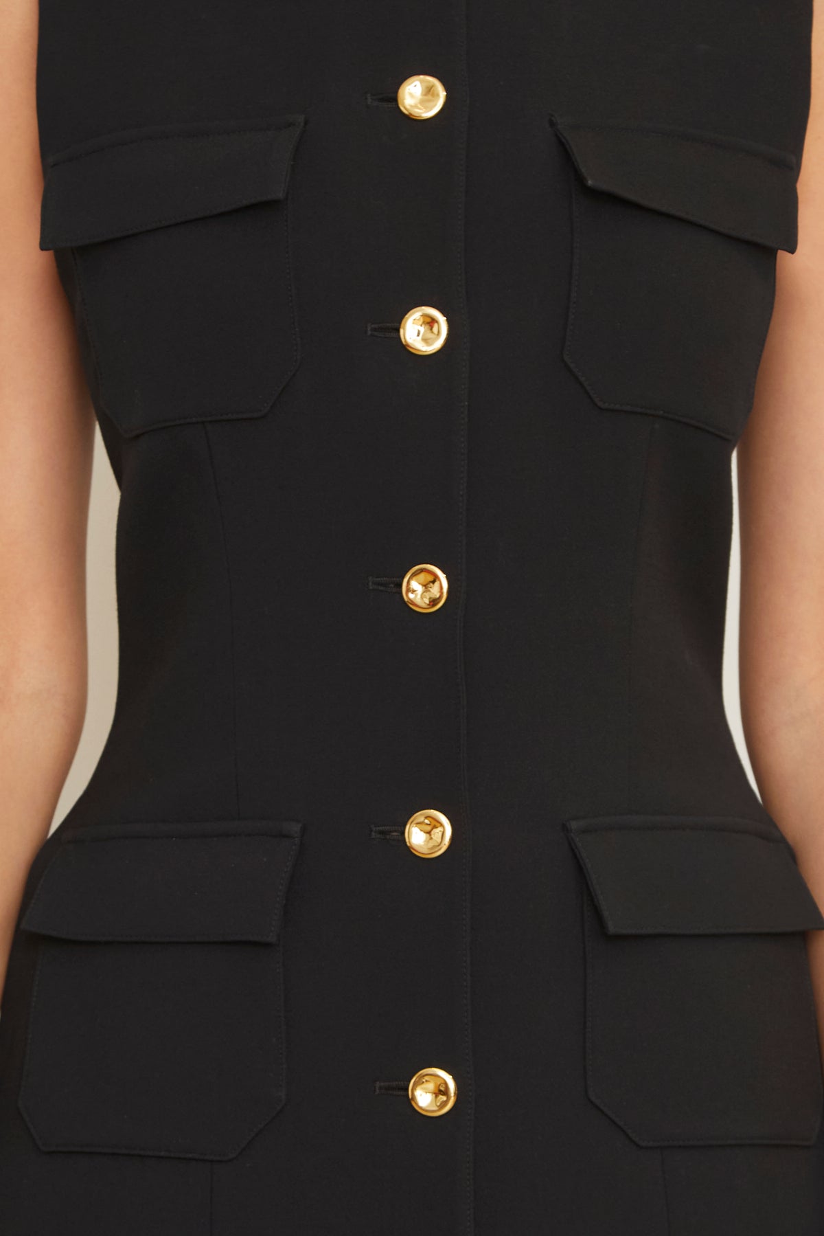 The Corinne Sheath Dress in Black