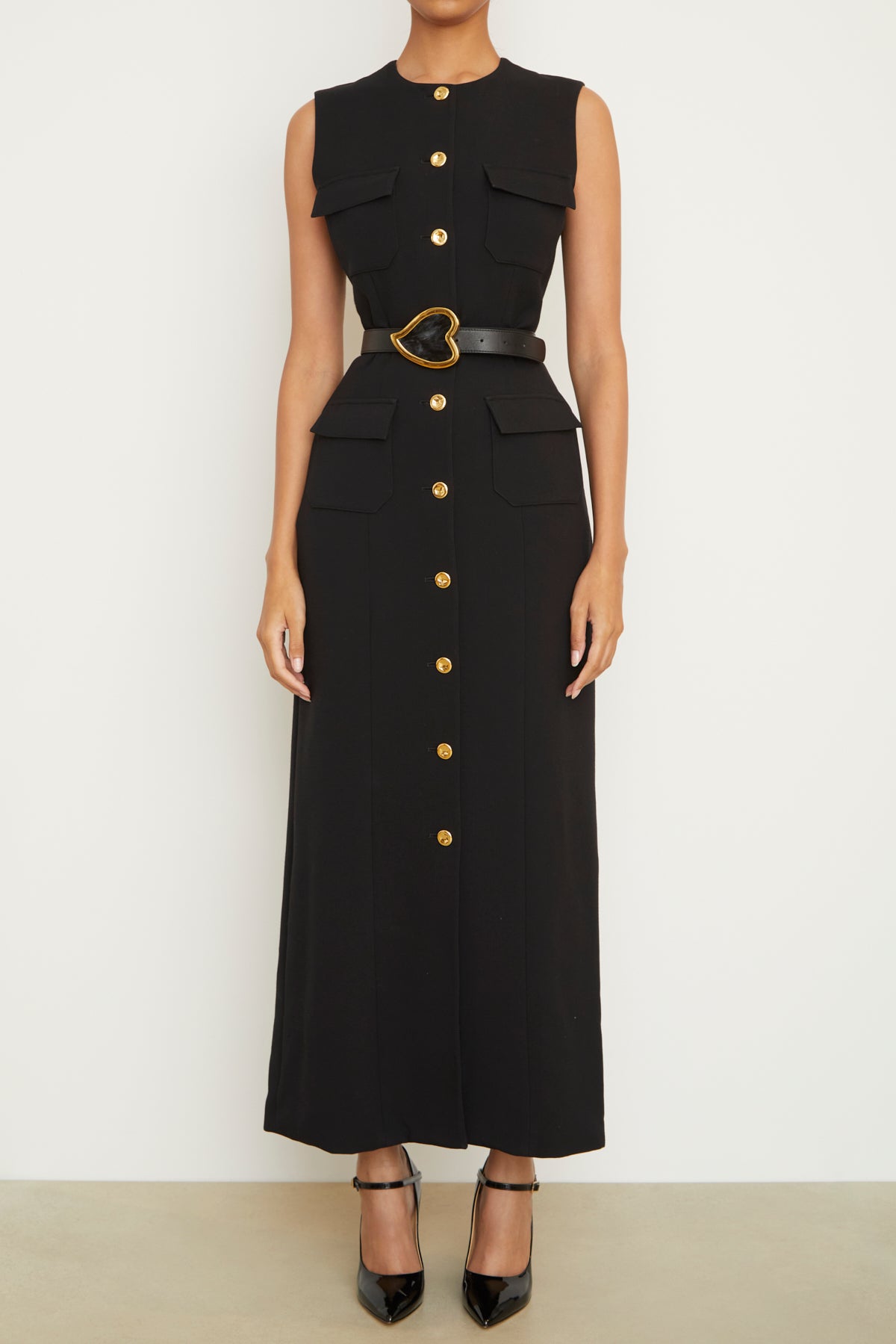 The Corinne Sheath Dress in Black