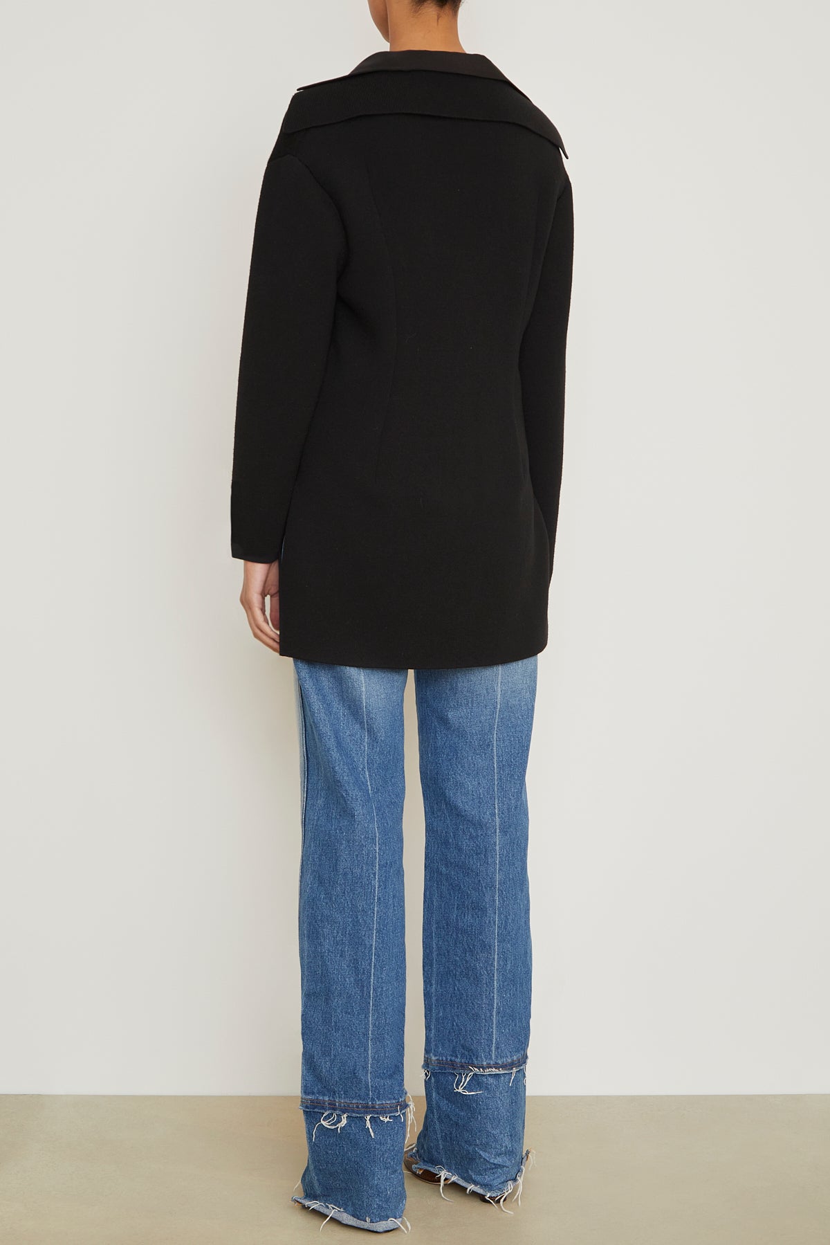 The Luma Polo Top in Black