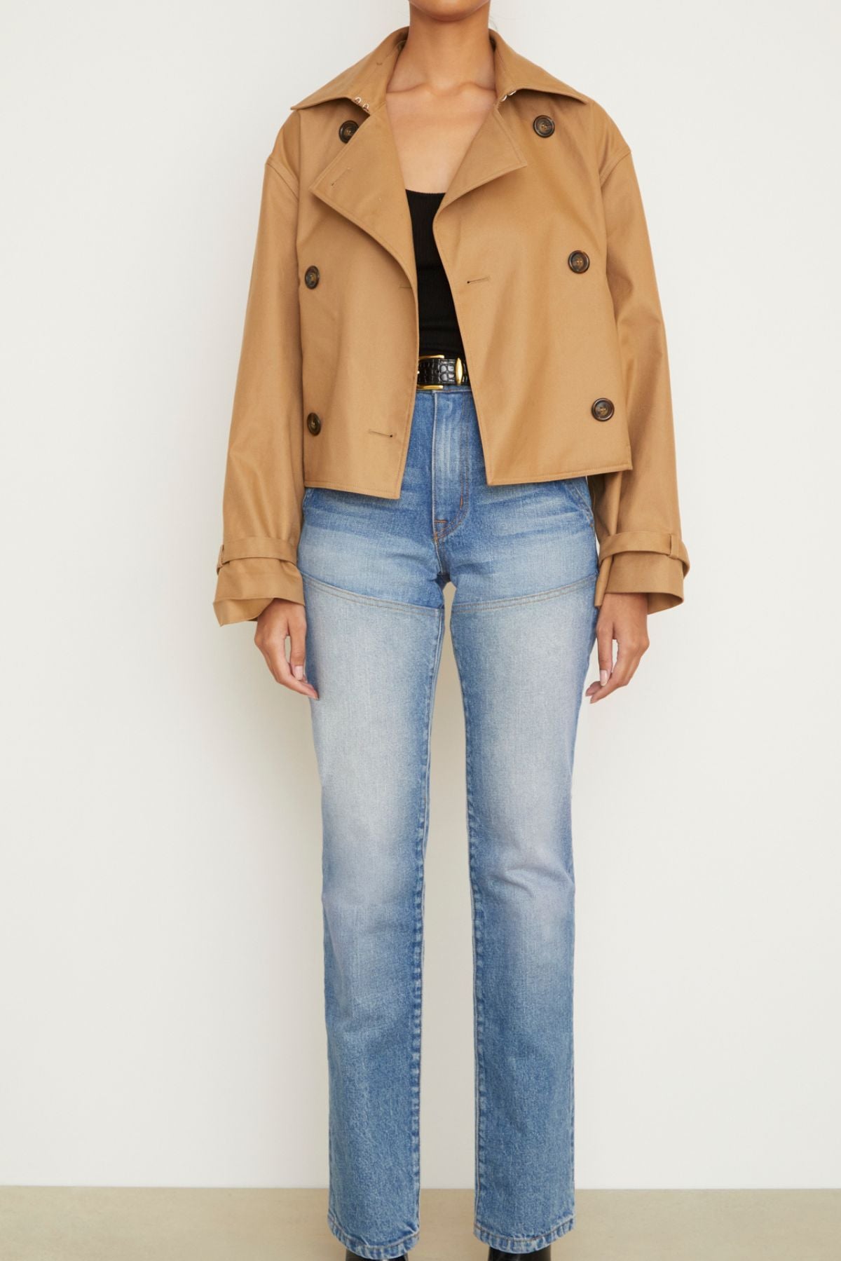 The Wyatt Two Toned Denim in Indigo and Vintage Blue