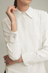 The Spence Button Down in White