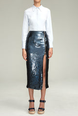 The Emery Skirt in Navy