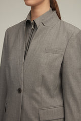 The Raquel Jacket in Heather Grey