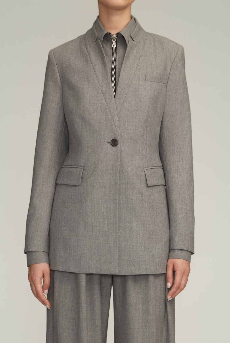 The Raquel Jacket in Heather Grey
