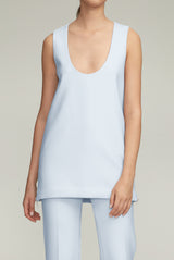 The Ava Shift Dress in Sky Blue